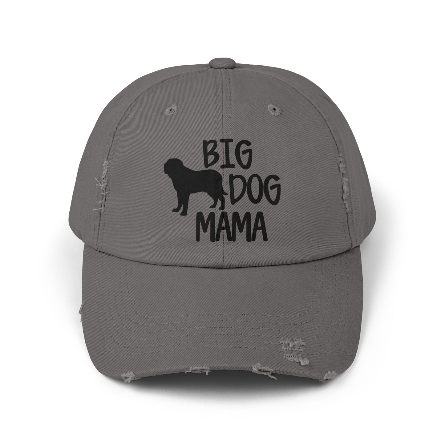 Big Dog Mama Unisex Distressed Cap - Perfect Gift for Dog Lovers