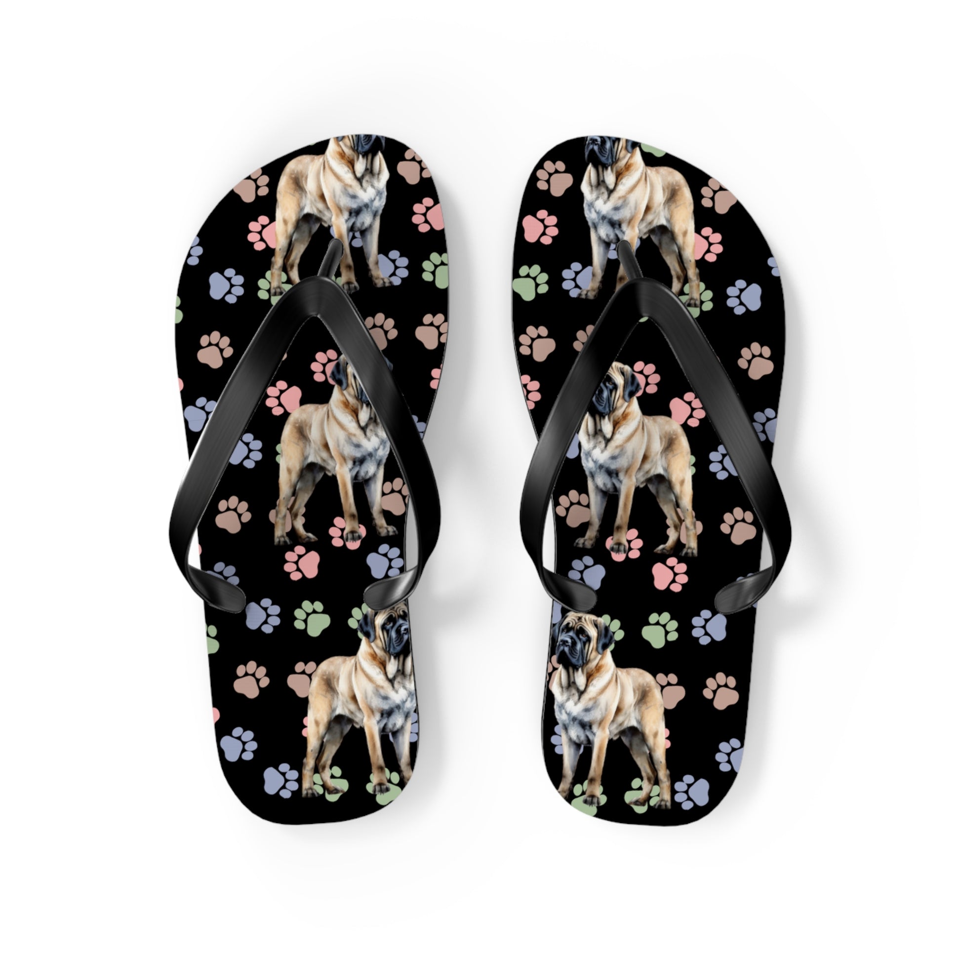 English Mastiff Flip Flops