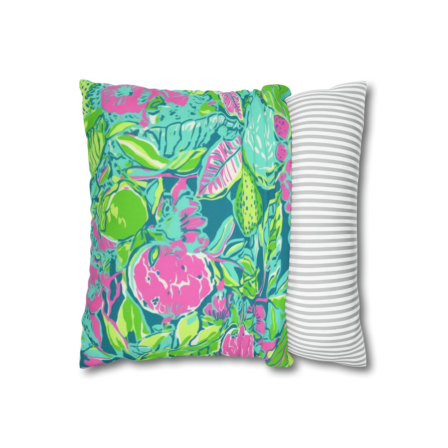 Lilly Inspired Spun Polyester Square Pillow Case