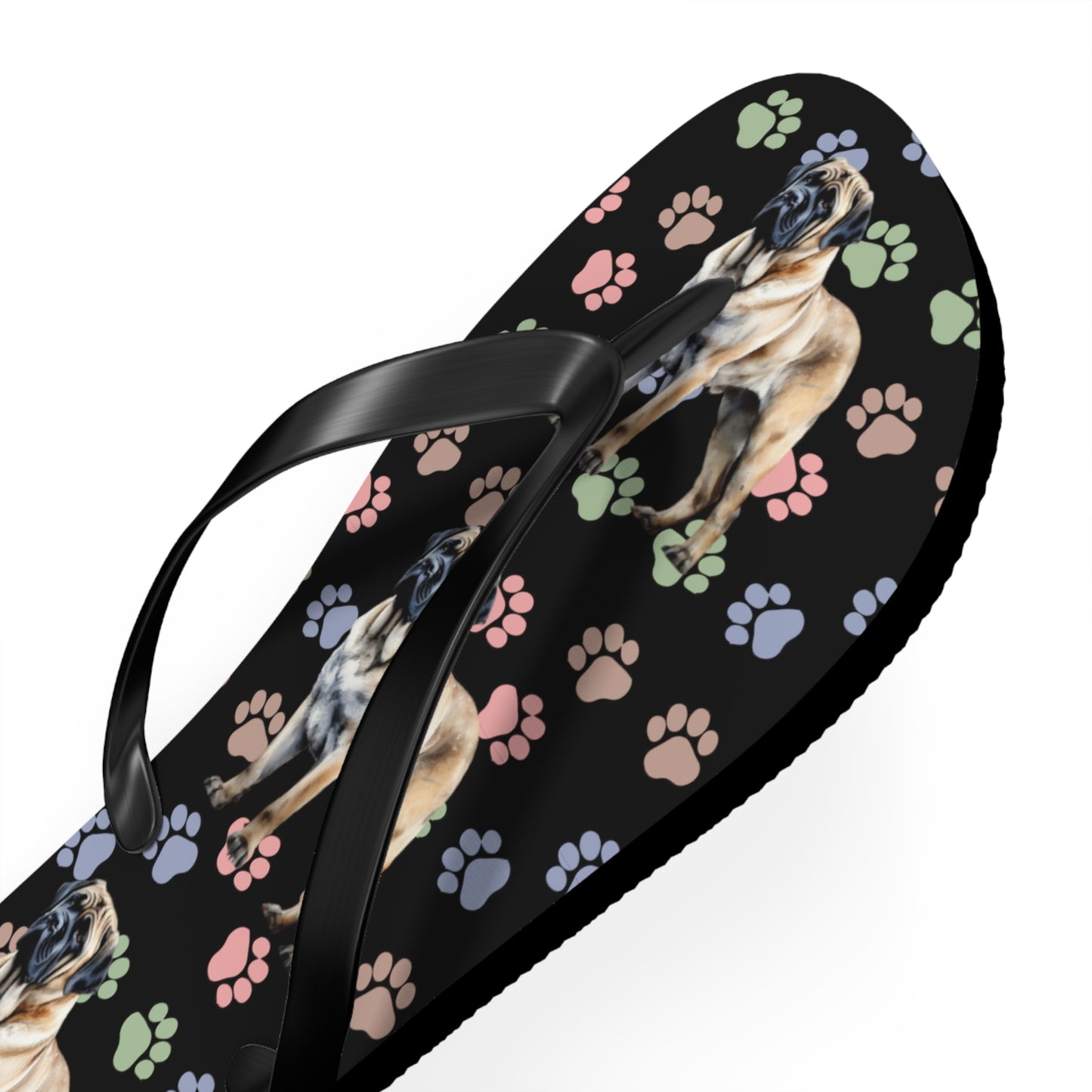 English Mastiff Flip Flops