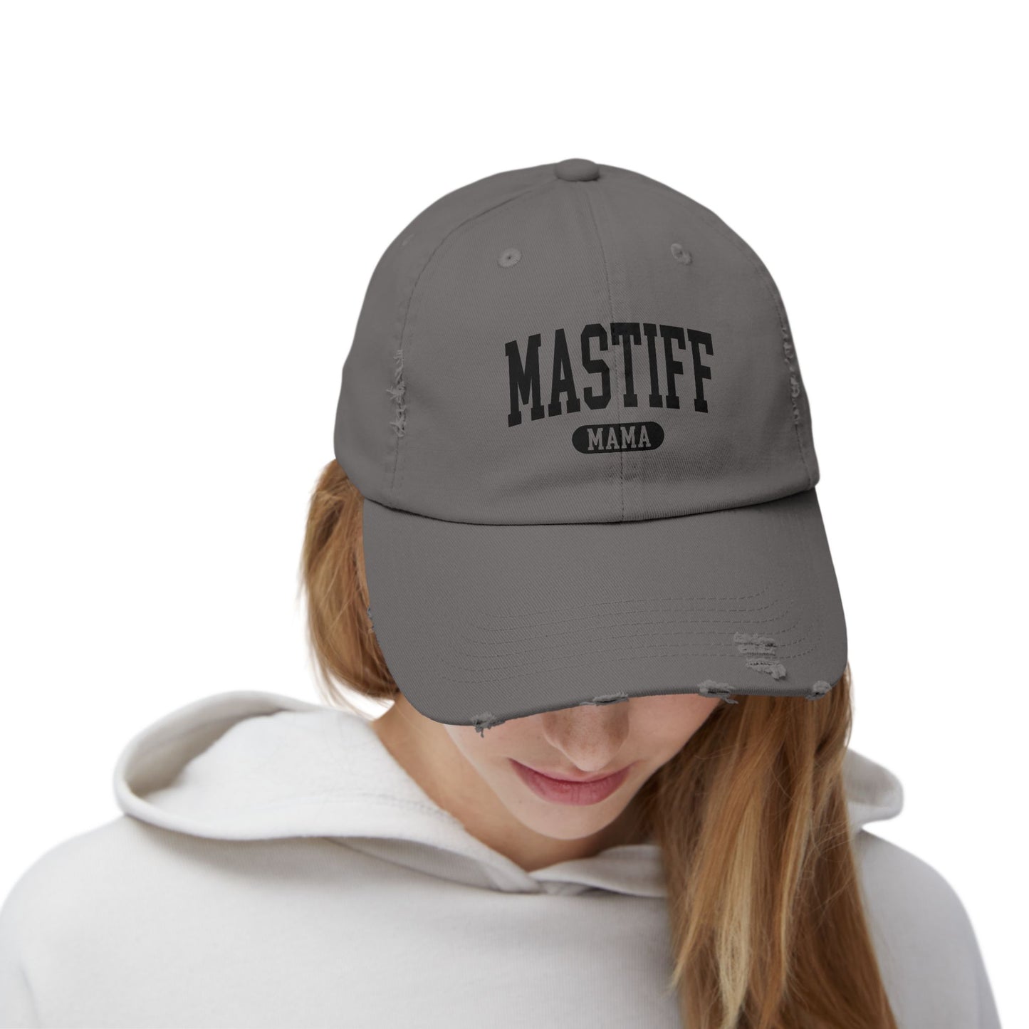 Mastiff Mama Distressed Cap