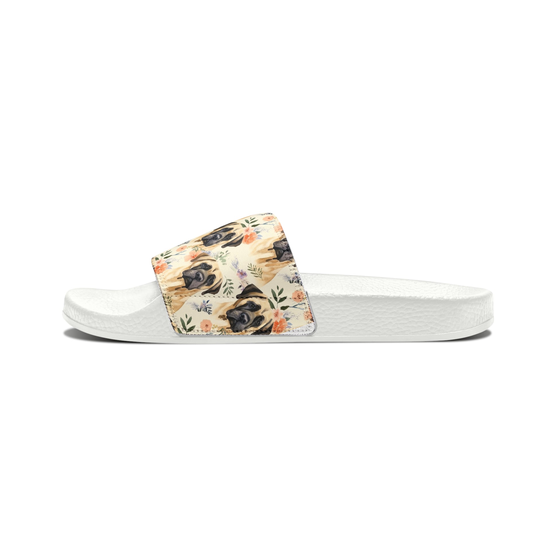 English Mastiff Women's PU Slide Sandals