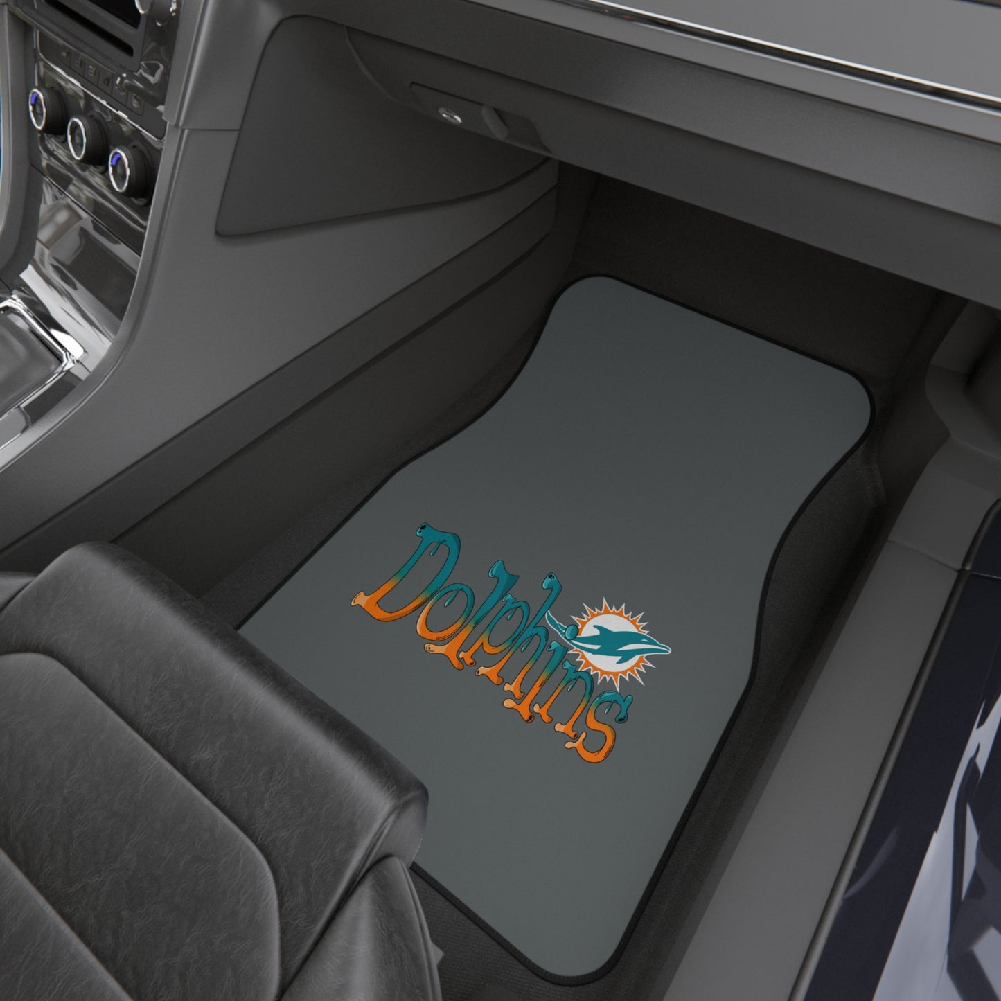 Miami Dolphin Car Mats (2x Front)