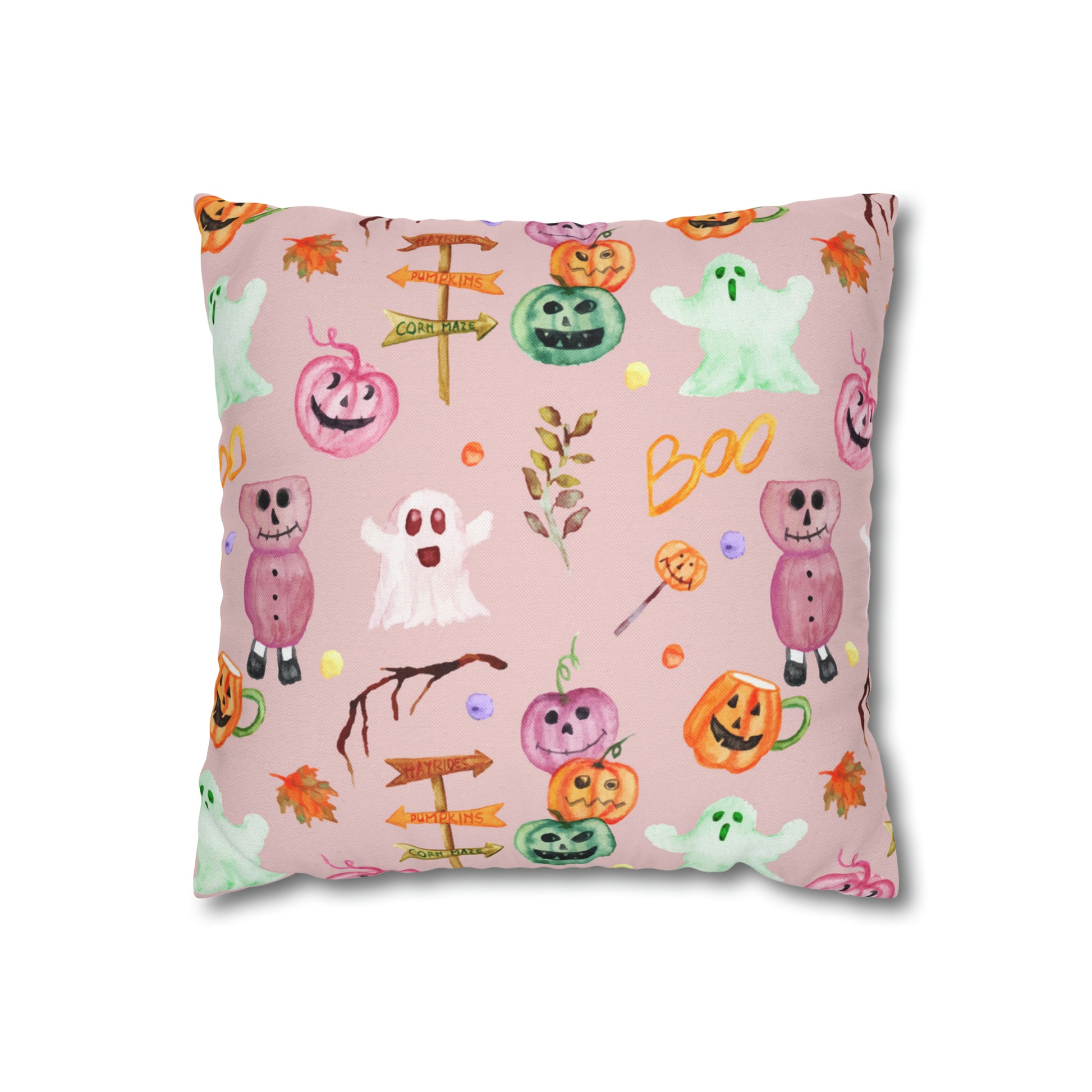 Spun Polyester Square Pillow Case