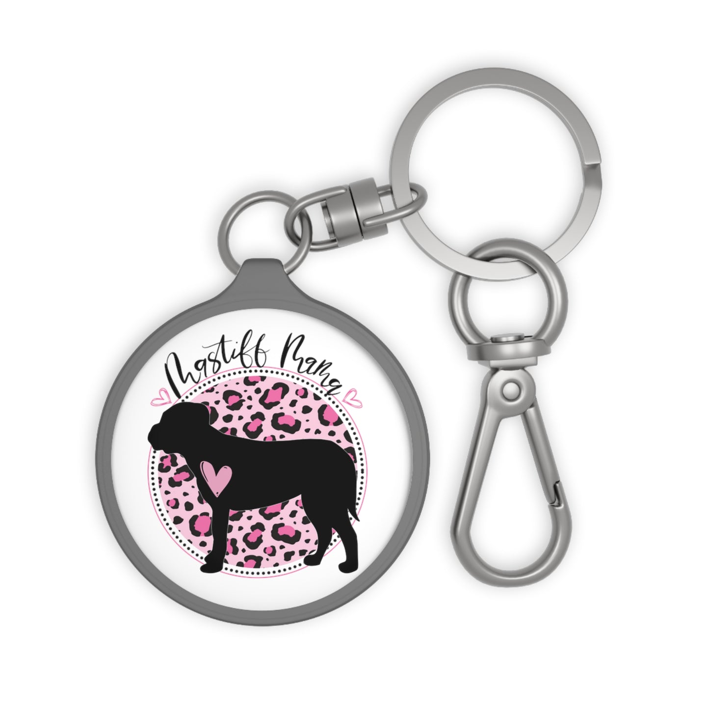 Mastiff Mama Keyring Tag