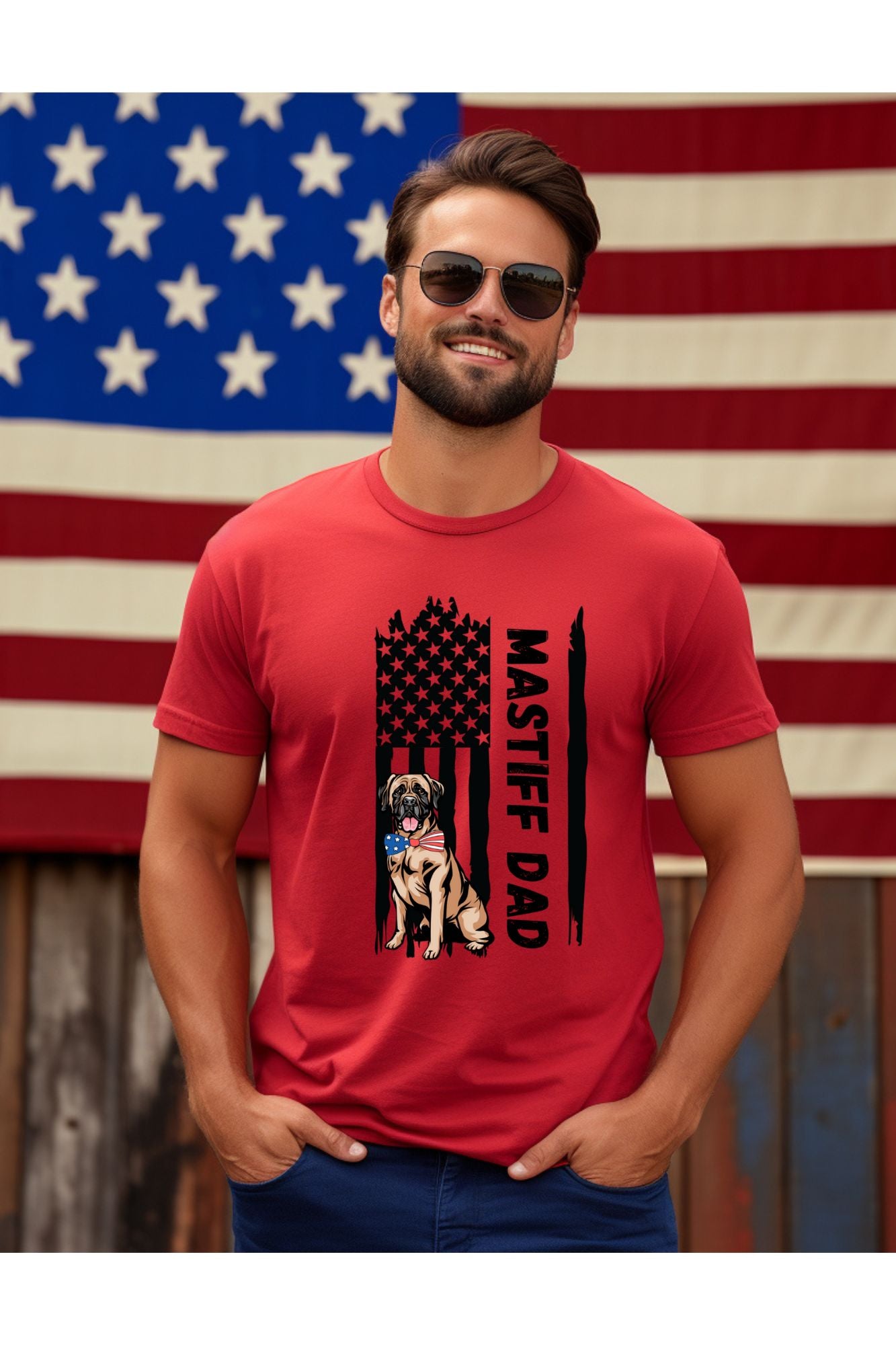 Mastiff Dad #2 T Shirt