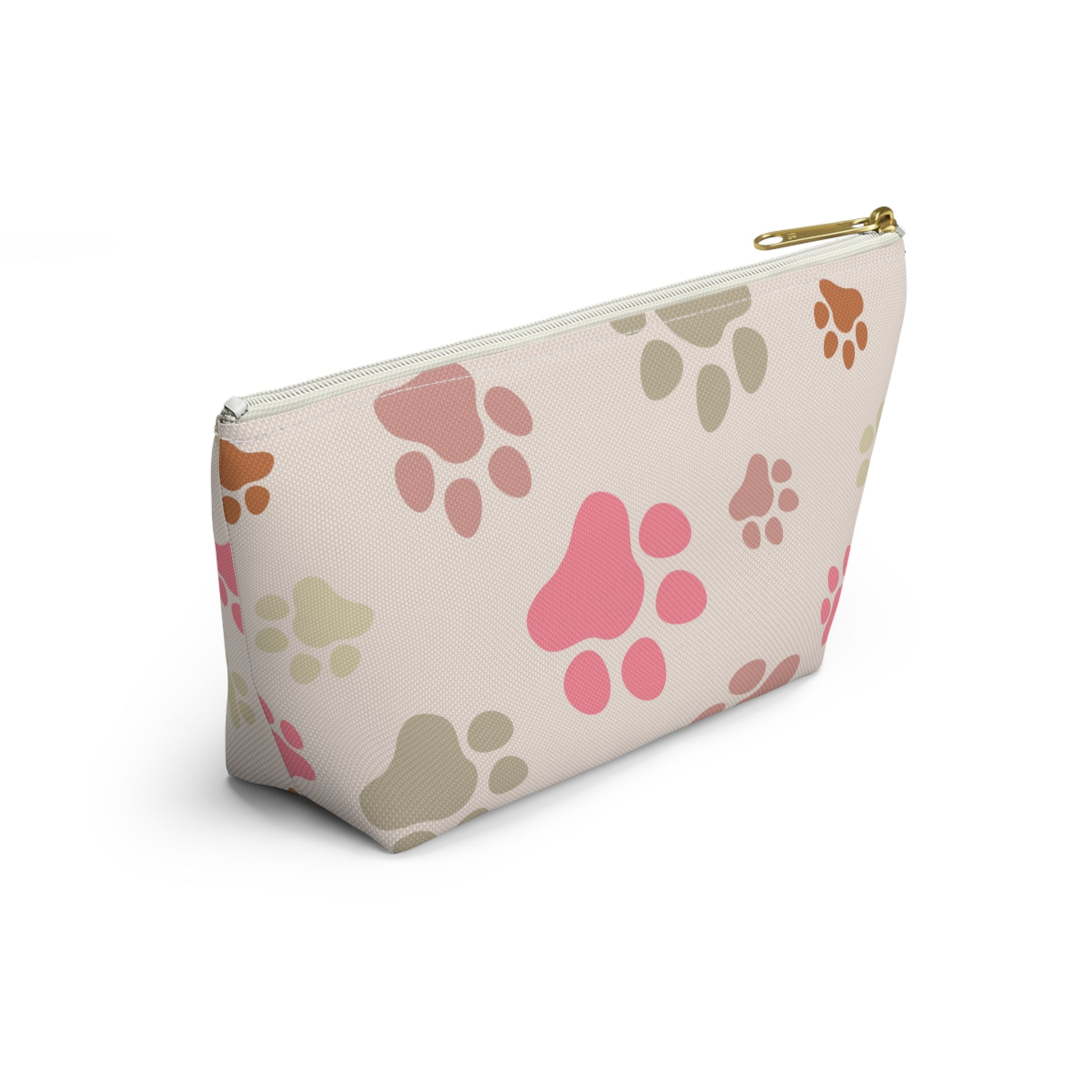 Paw Print Accessory Pouch w T-bottom