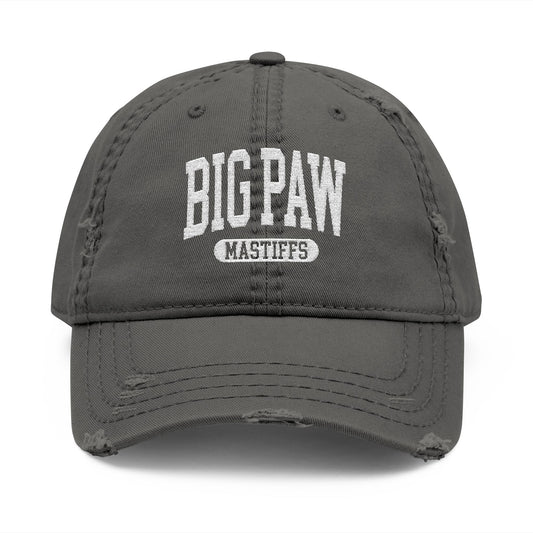 BPM Distressed Hat (Embroidery) One size Charcoal Grey