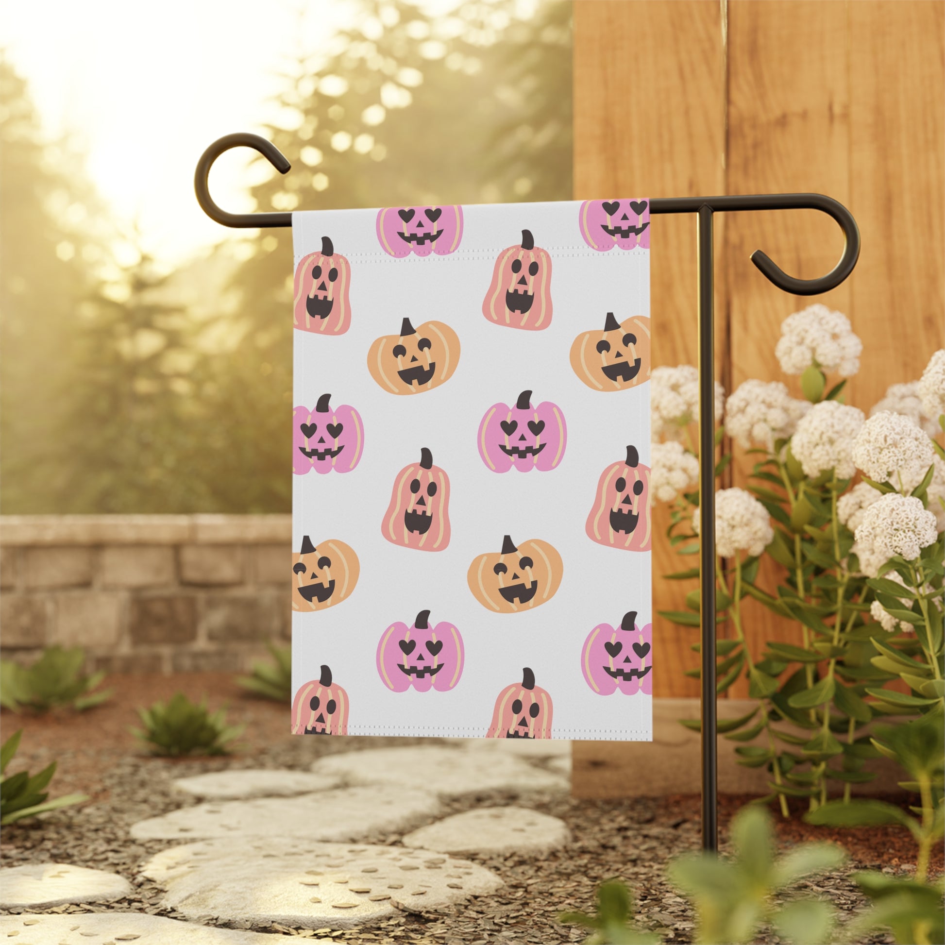 Halloween Pumpkins Garden Flag