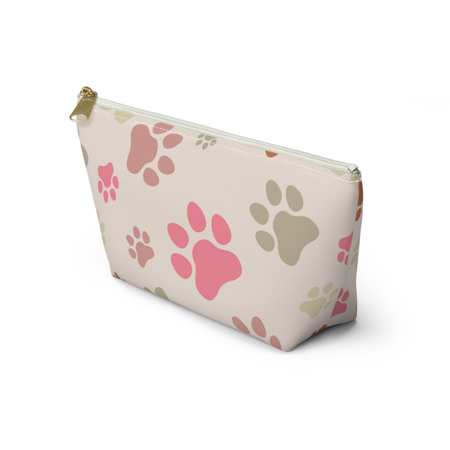 Paw Print Accessory Pouch w T-bottom