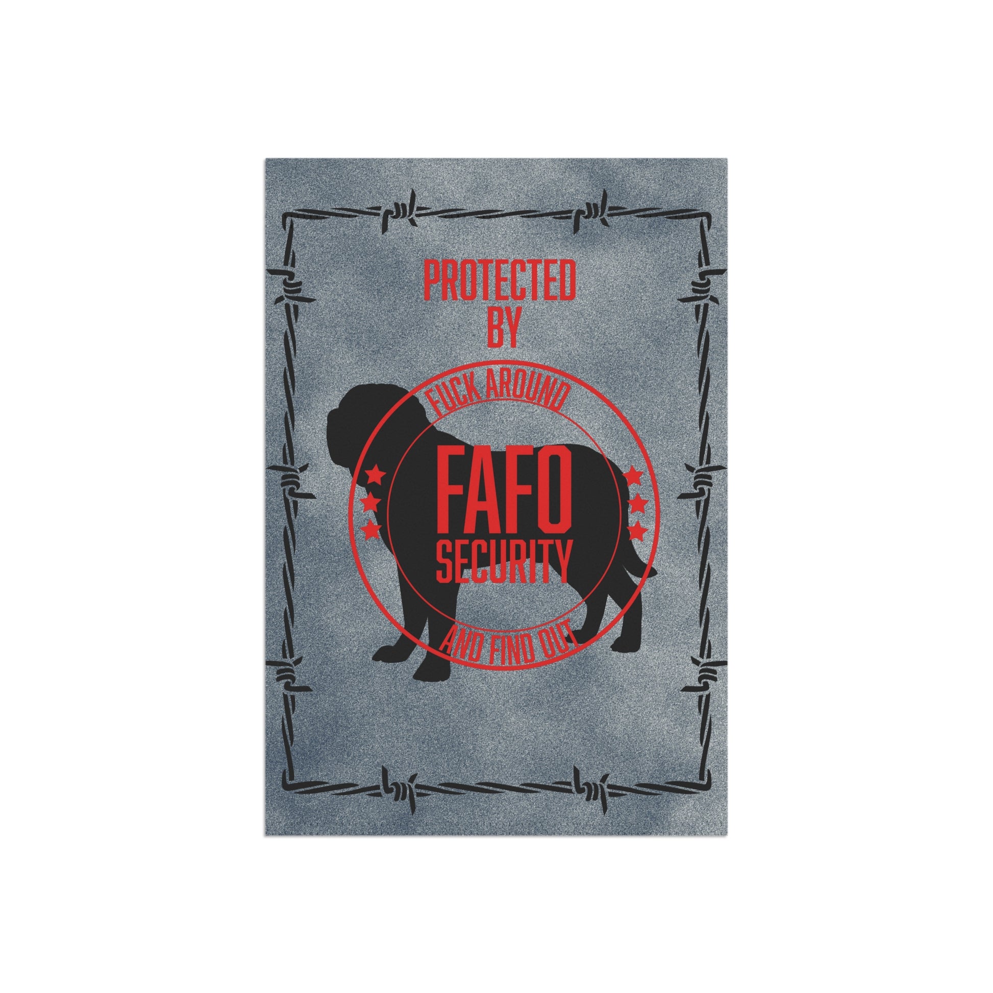 FAFO Security Garden & House Banner