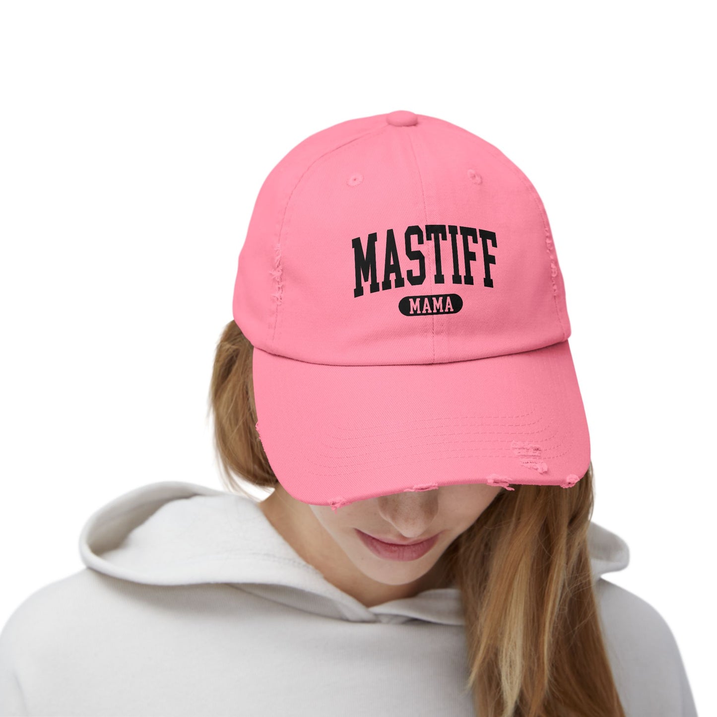 Mastiff Mama Distressed Cap