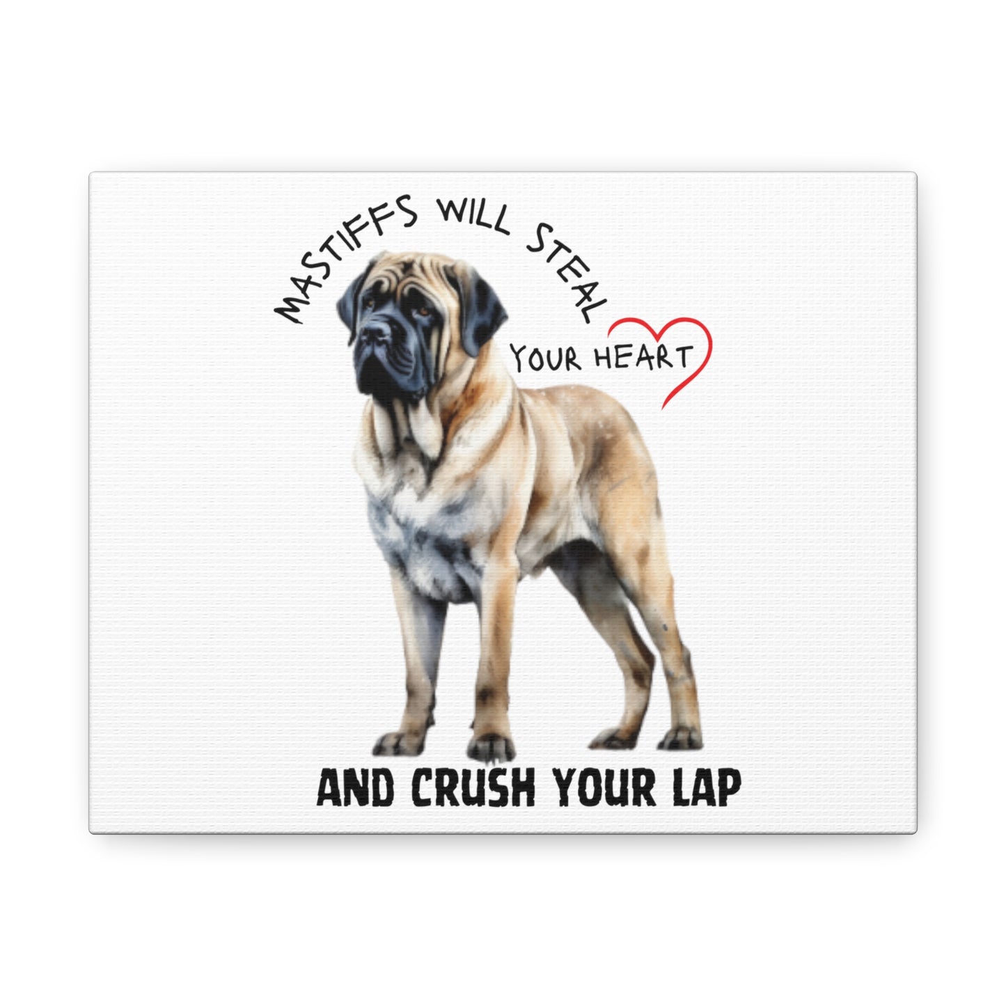 English Mastiff Canvas Gallery Wraps