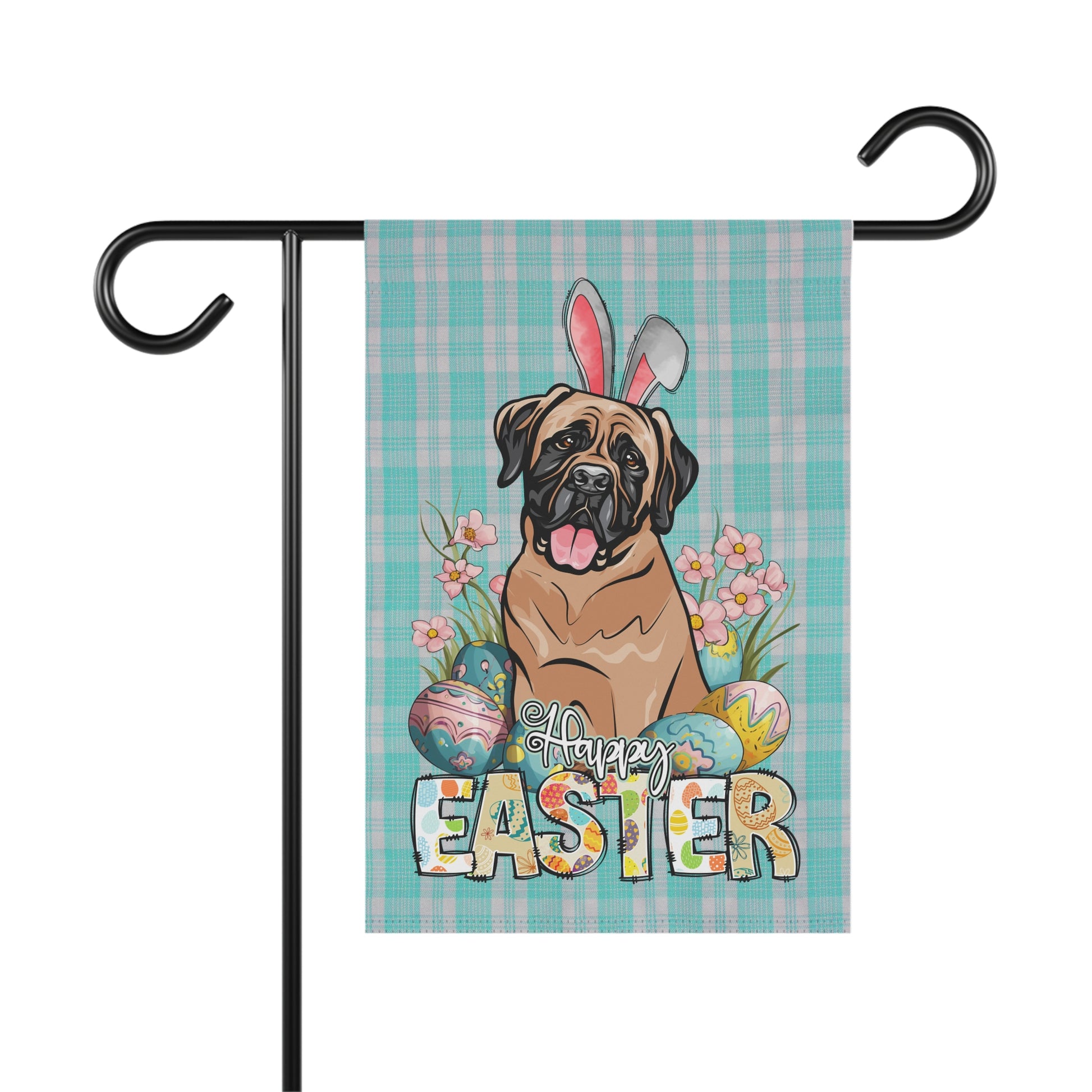 Mastiff Happy Easter GardenFlag