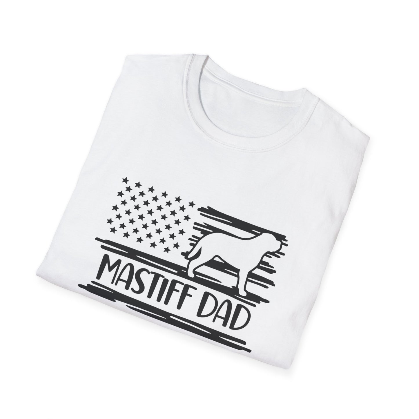 Mastiff Dad Unisex Softstyle T-Shirt