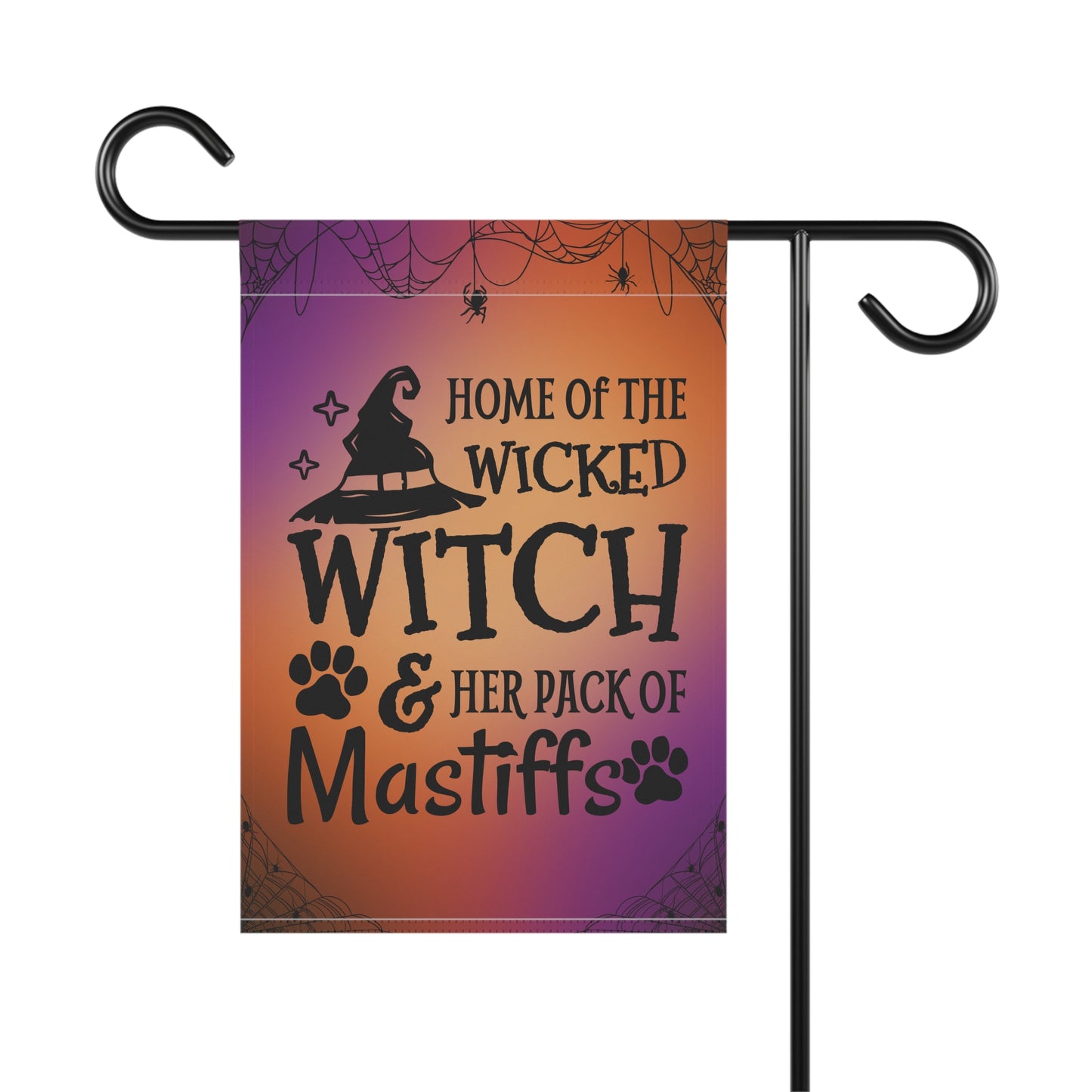 Wicked Witch & Mastiffs Garden & House Banner