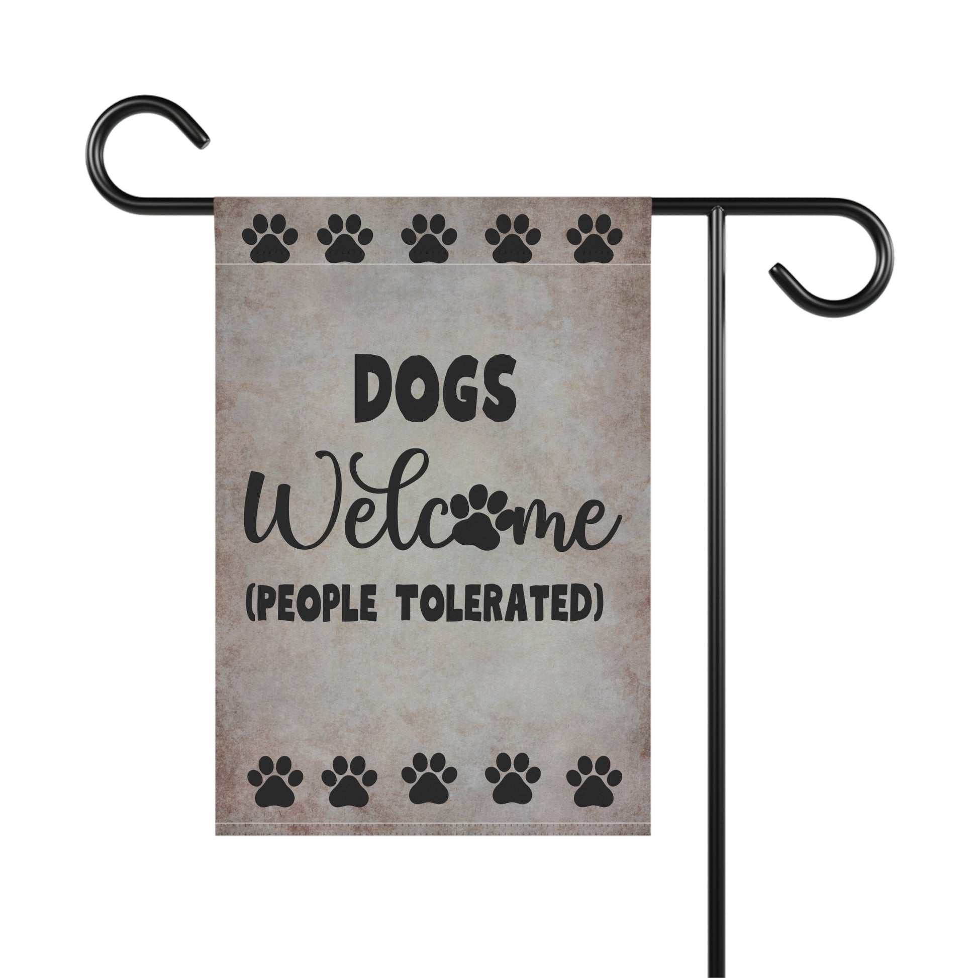 Dogs Welcome Garden & House Banner