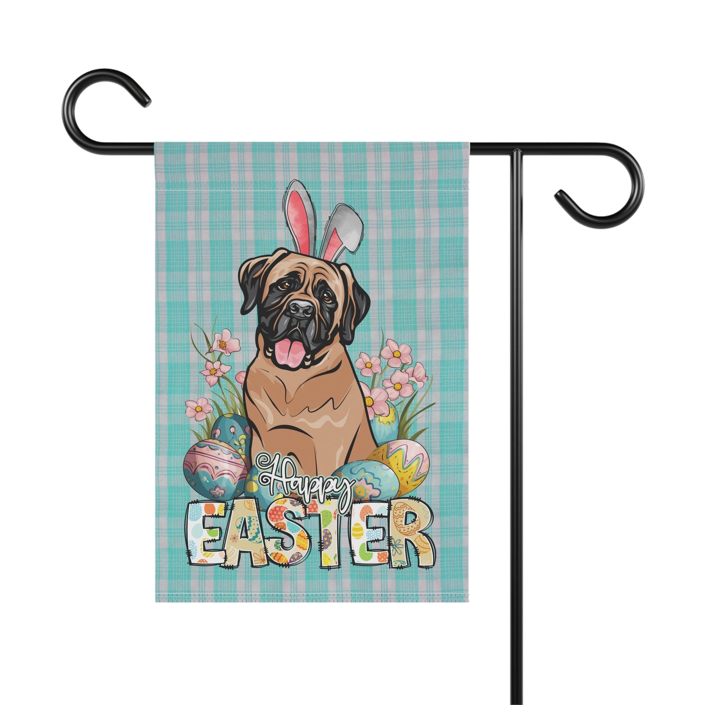 Mastiff Happy Easter GardenFlag