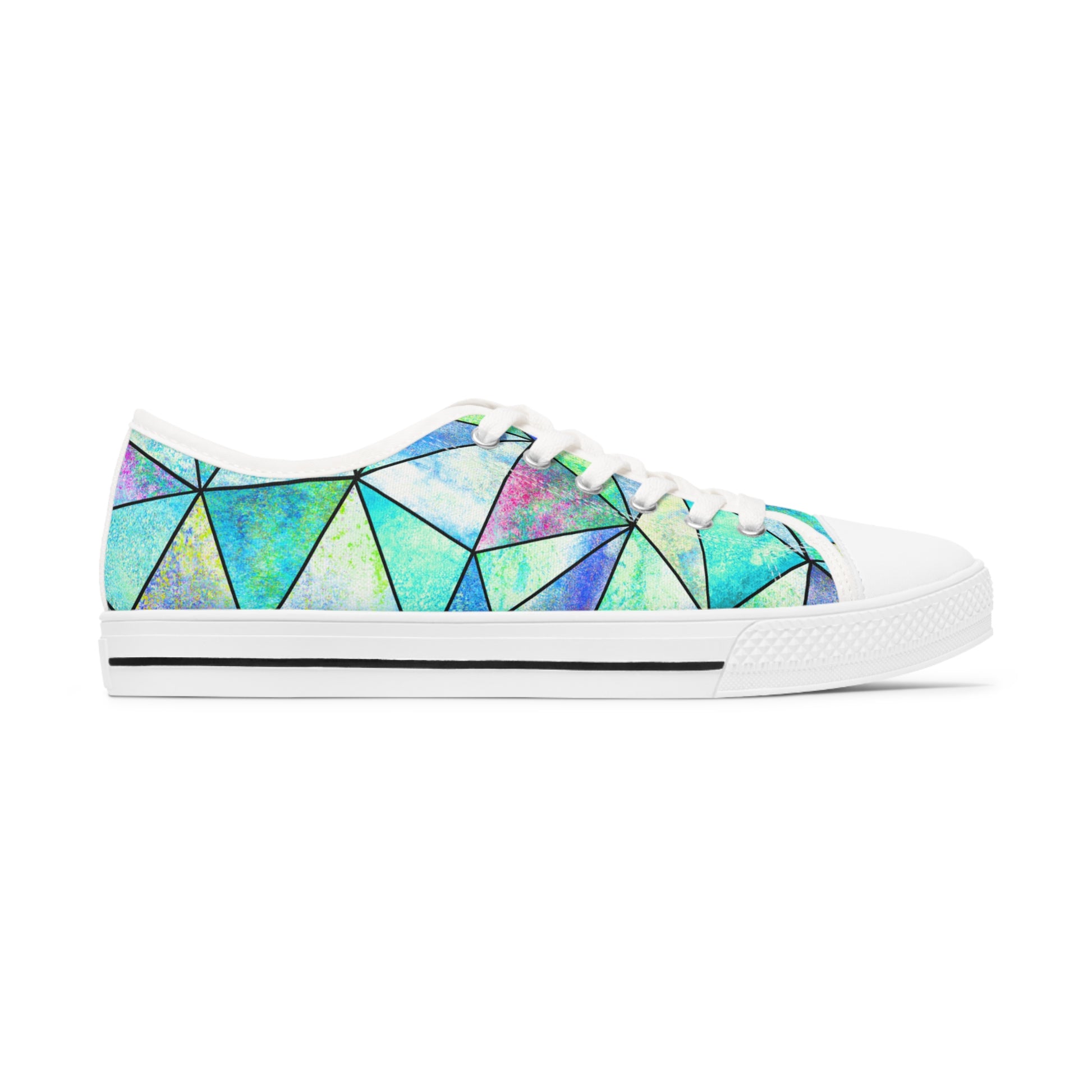 Stained Glass Women's Low Top Sneakers