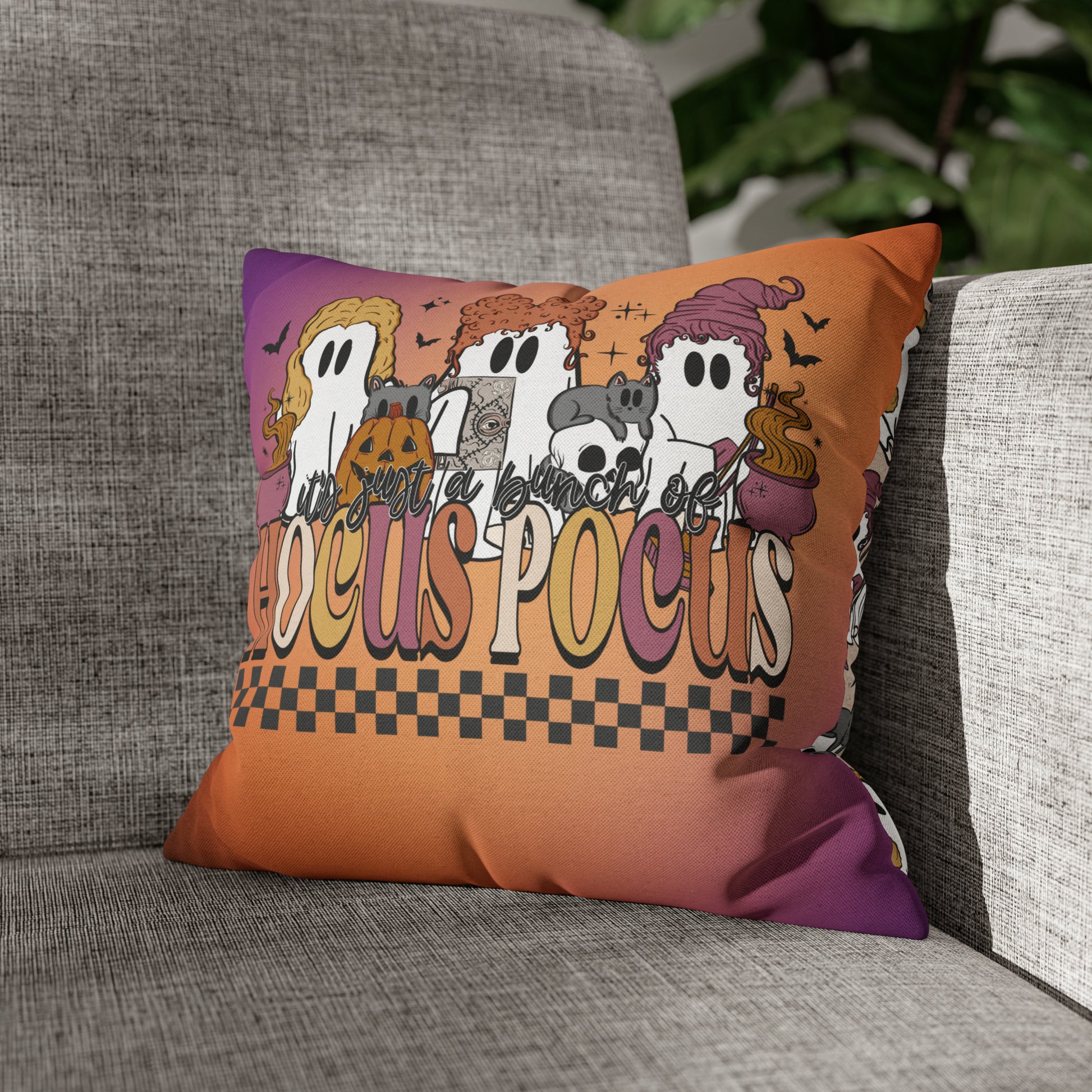 Hocus Pocus Spun Polyester Square Pillow Case