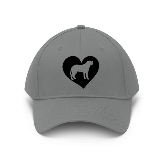 Unisex Mastiff Twill Hat Charcoal One size