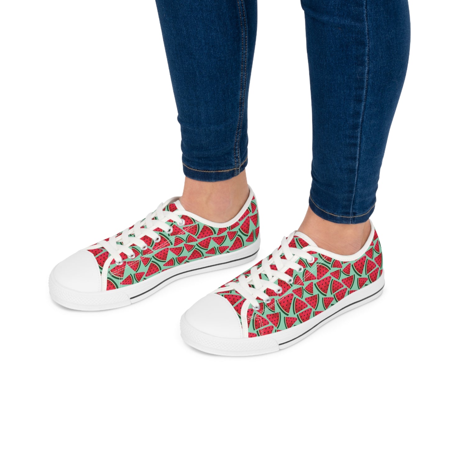 Watermelon Women's Low Top Sneakers