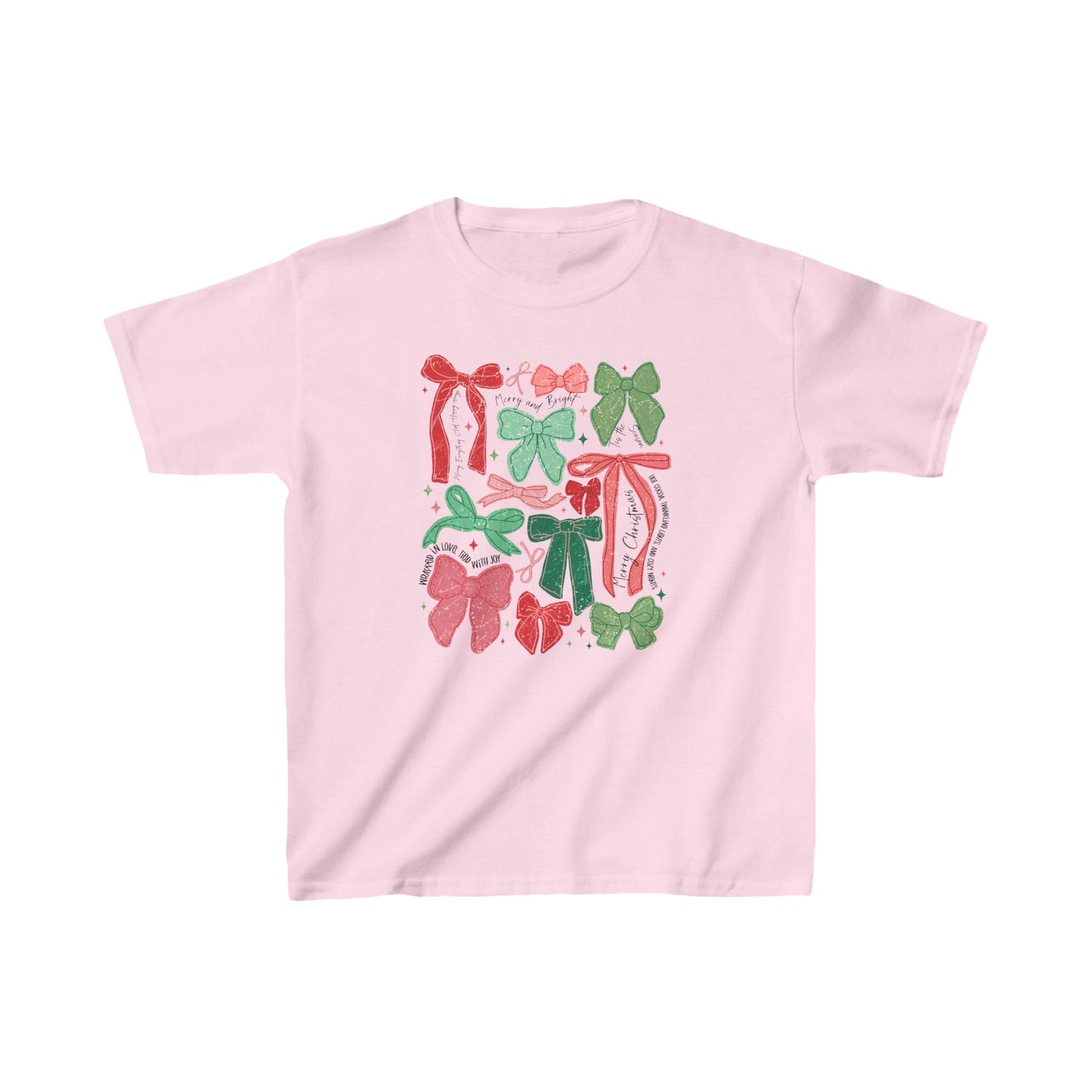 Christmas Bow Kids Heavy Cotton™ Tee