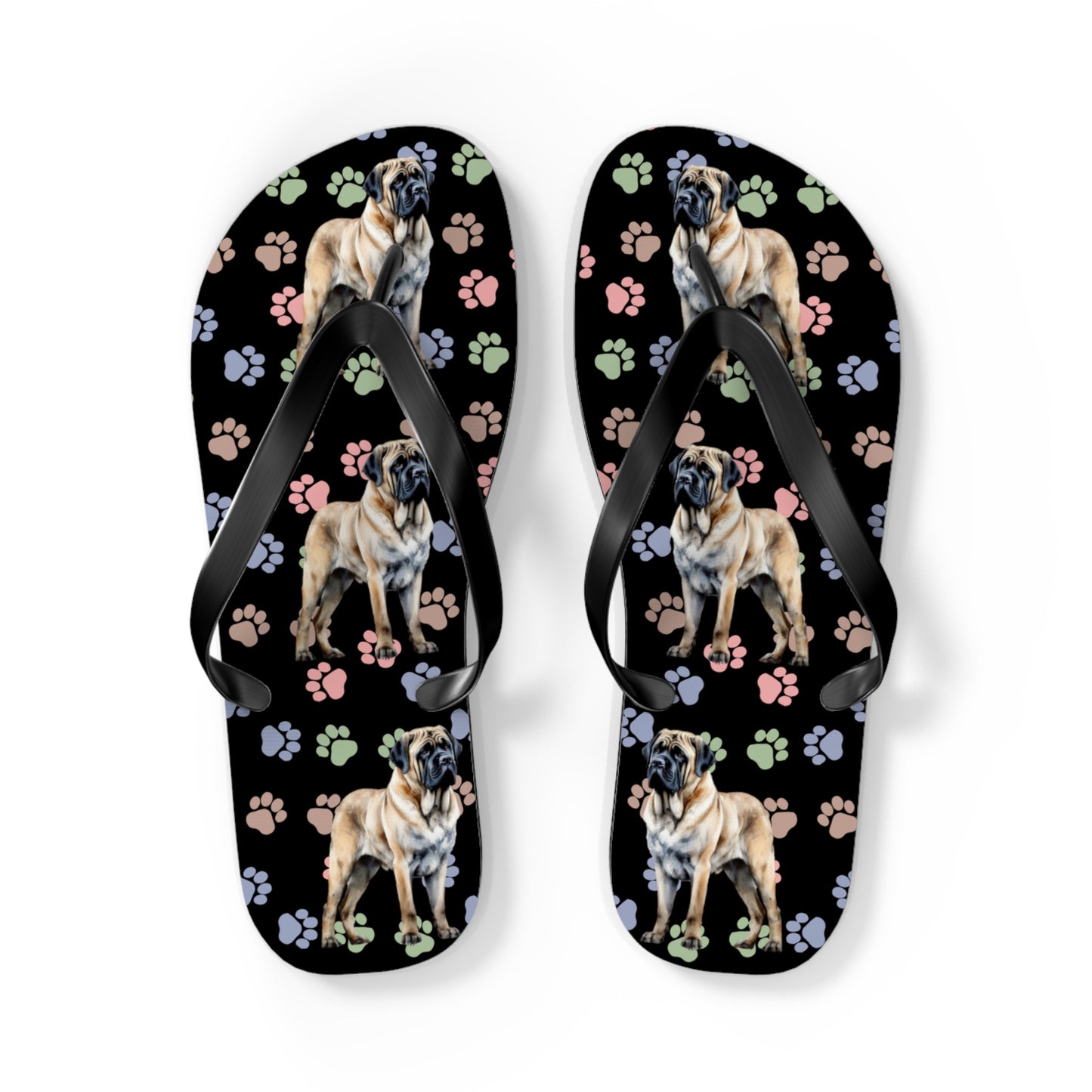 English Mastiff Flip Flops