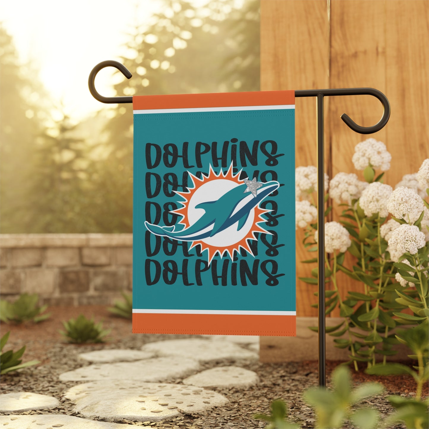 Dolphins Garden Flag #2