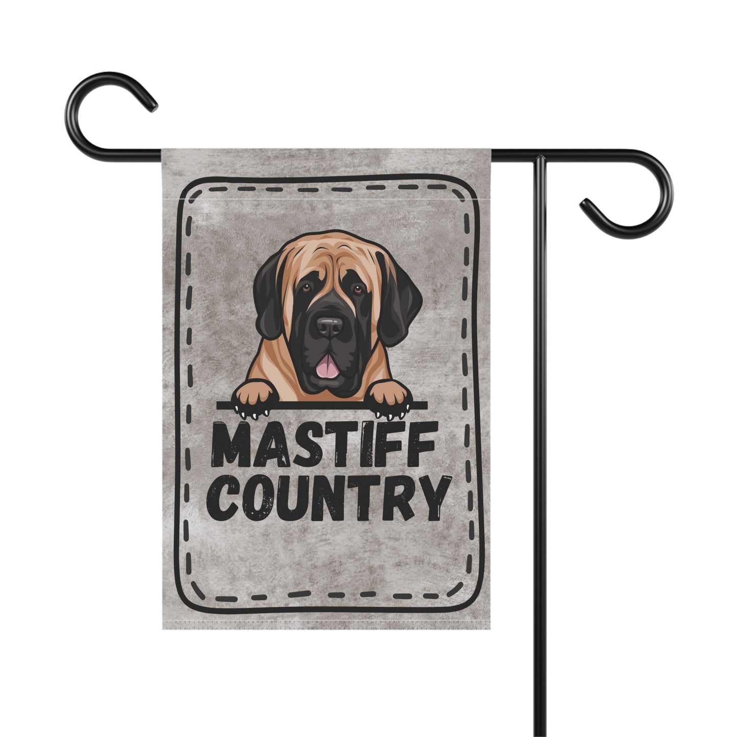 Mastiff Country Garden Flag