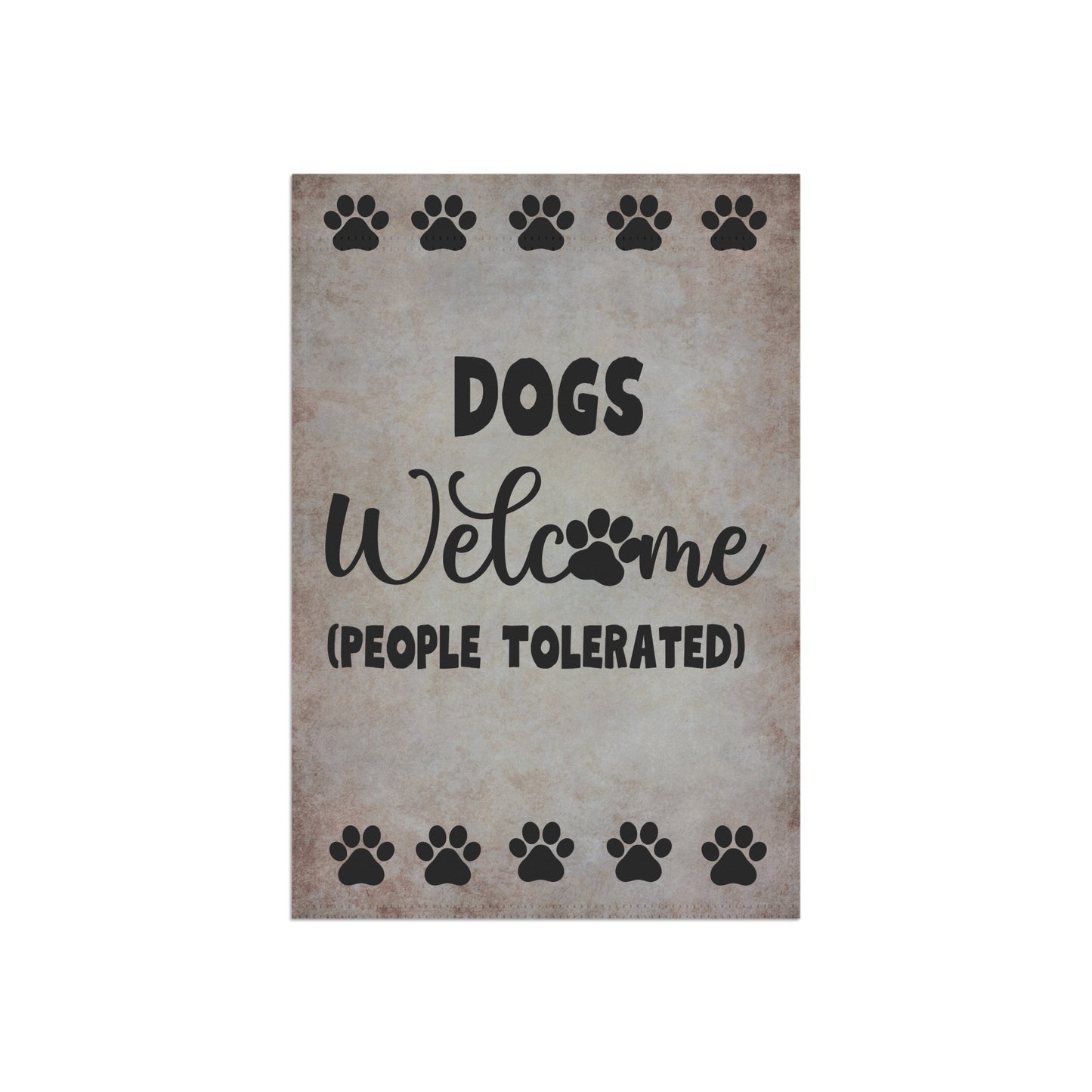 Dogs Welcome Garden & House Banner