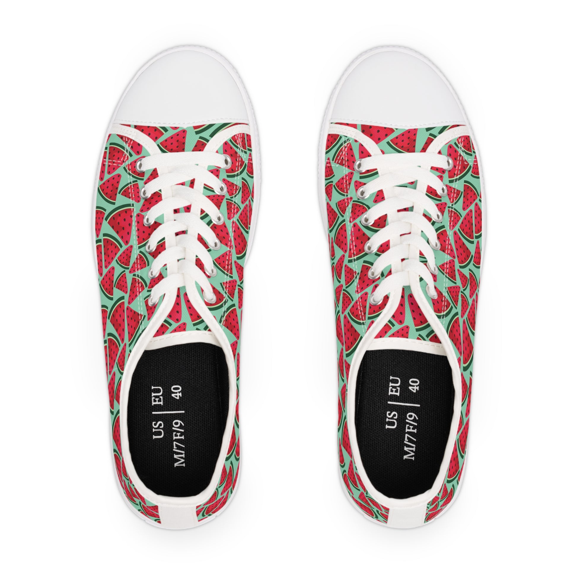 Watermelon Women's Low Top Sneakers