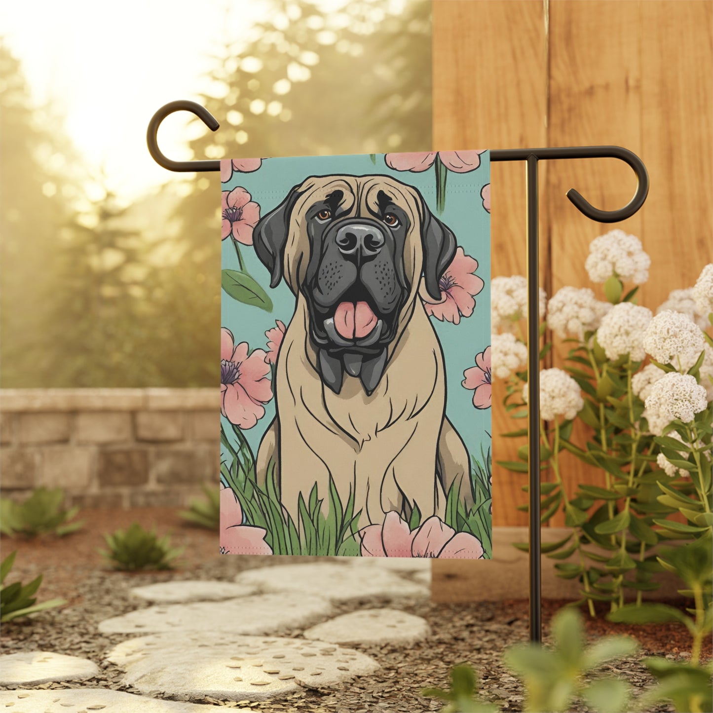 Mastiff Spring Garden Flag #2