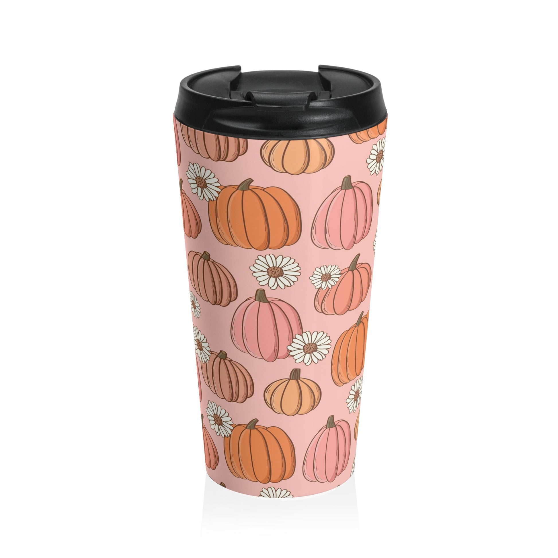 Pumpkin Stainless Steel Travel Mug 15oz