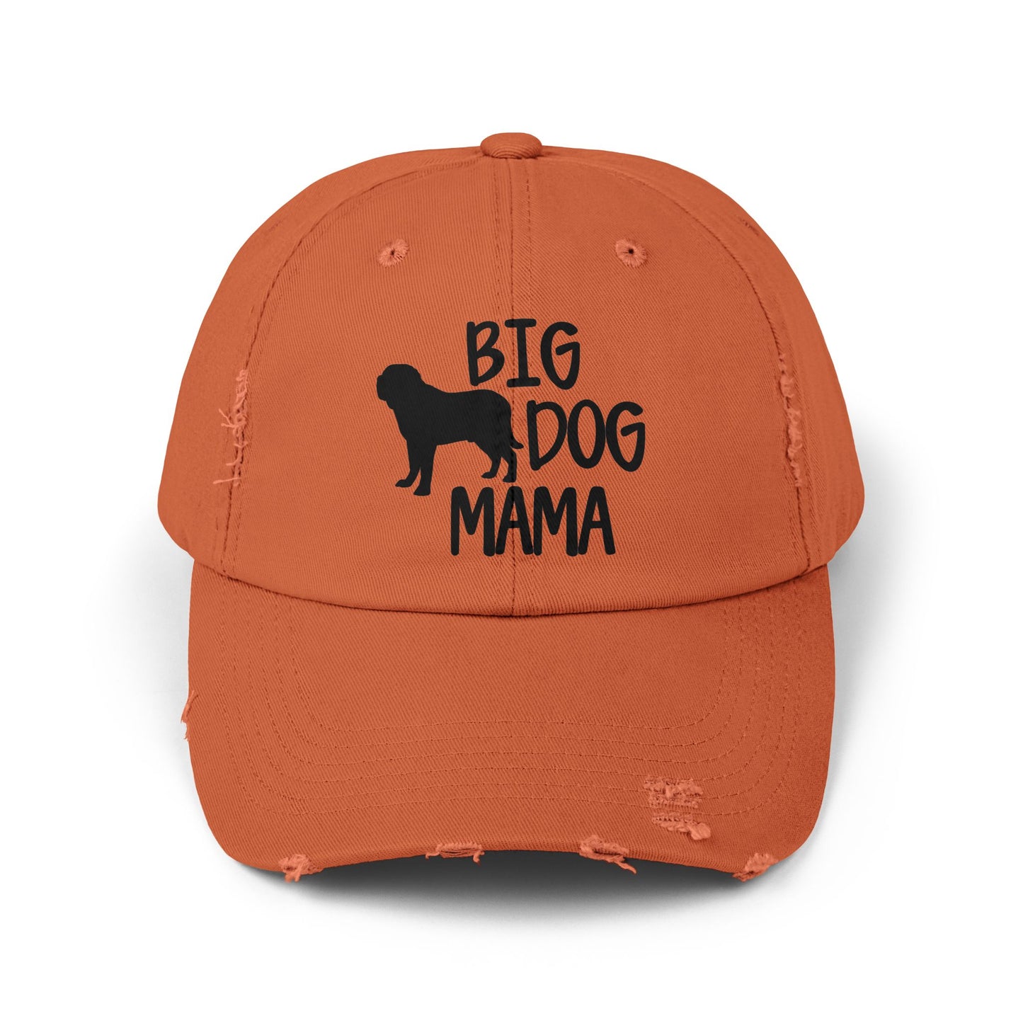 Big Dog Mama Unisex Distressed Cap - Perfect Gift for Dog Lovers