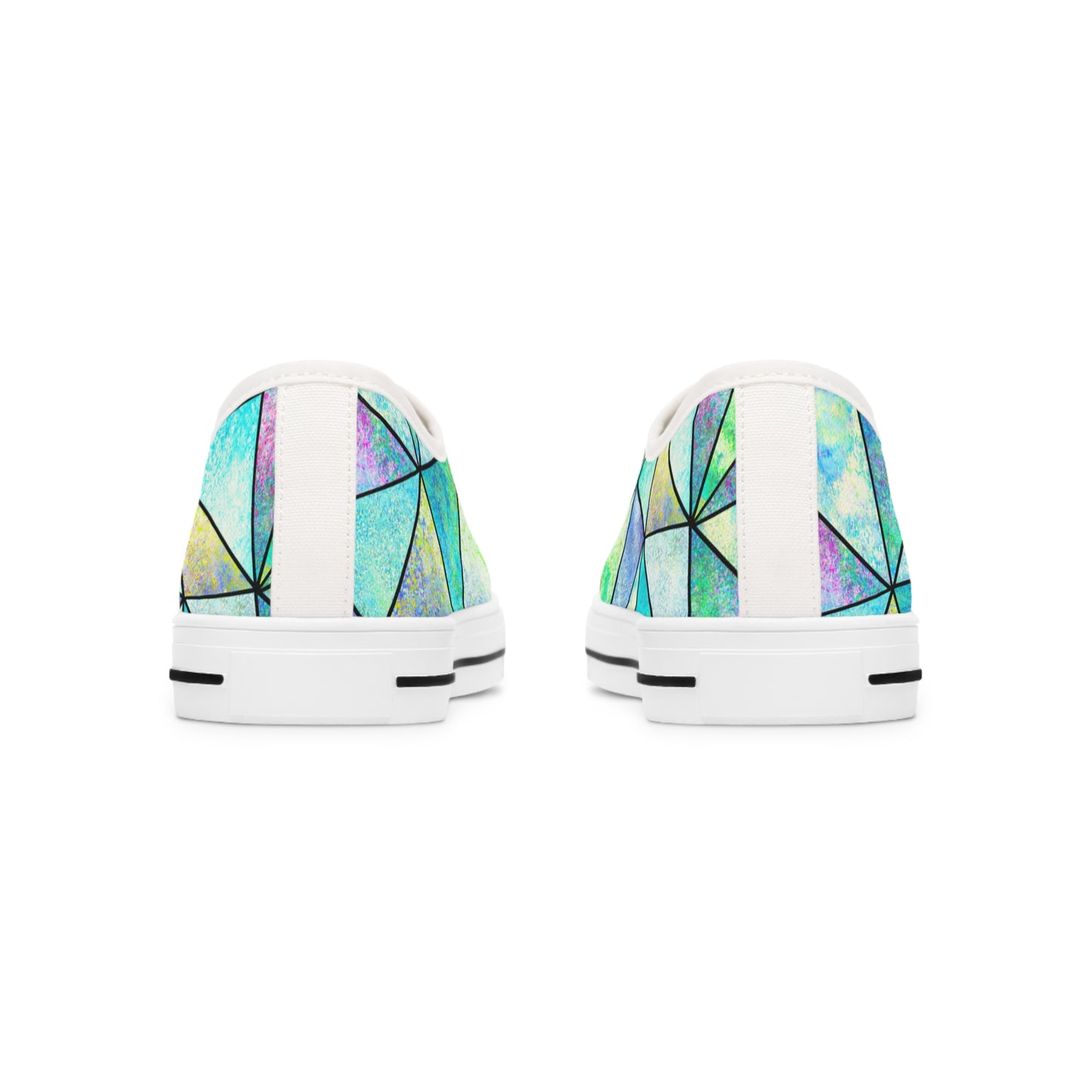 Stained Glass Women's Low Top Sneakers