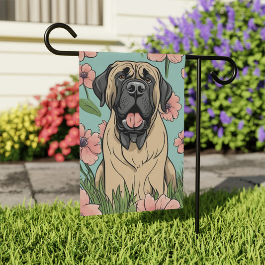 Mastiff Spring Garden Flag #2 12'' × 18''