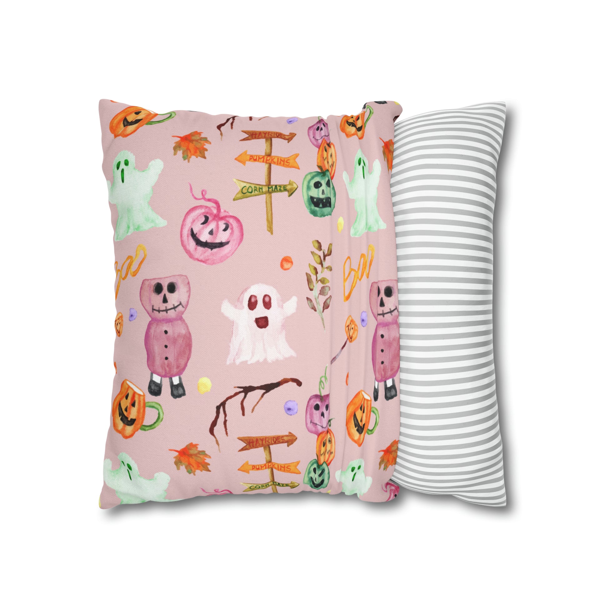 Spun Polyester Square Pillow Case