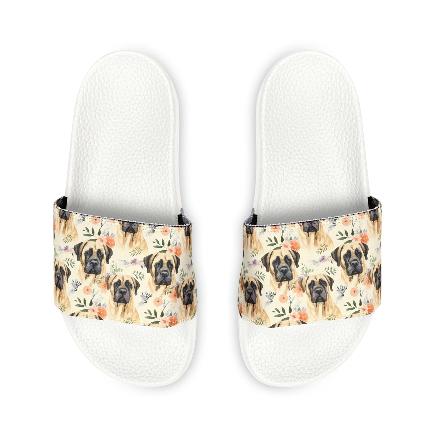 English Mastiff Women's PU Slide Sandals