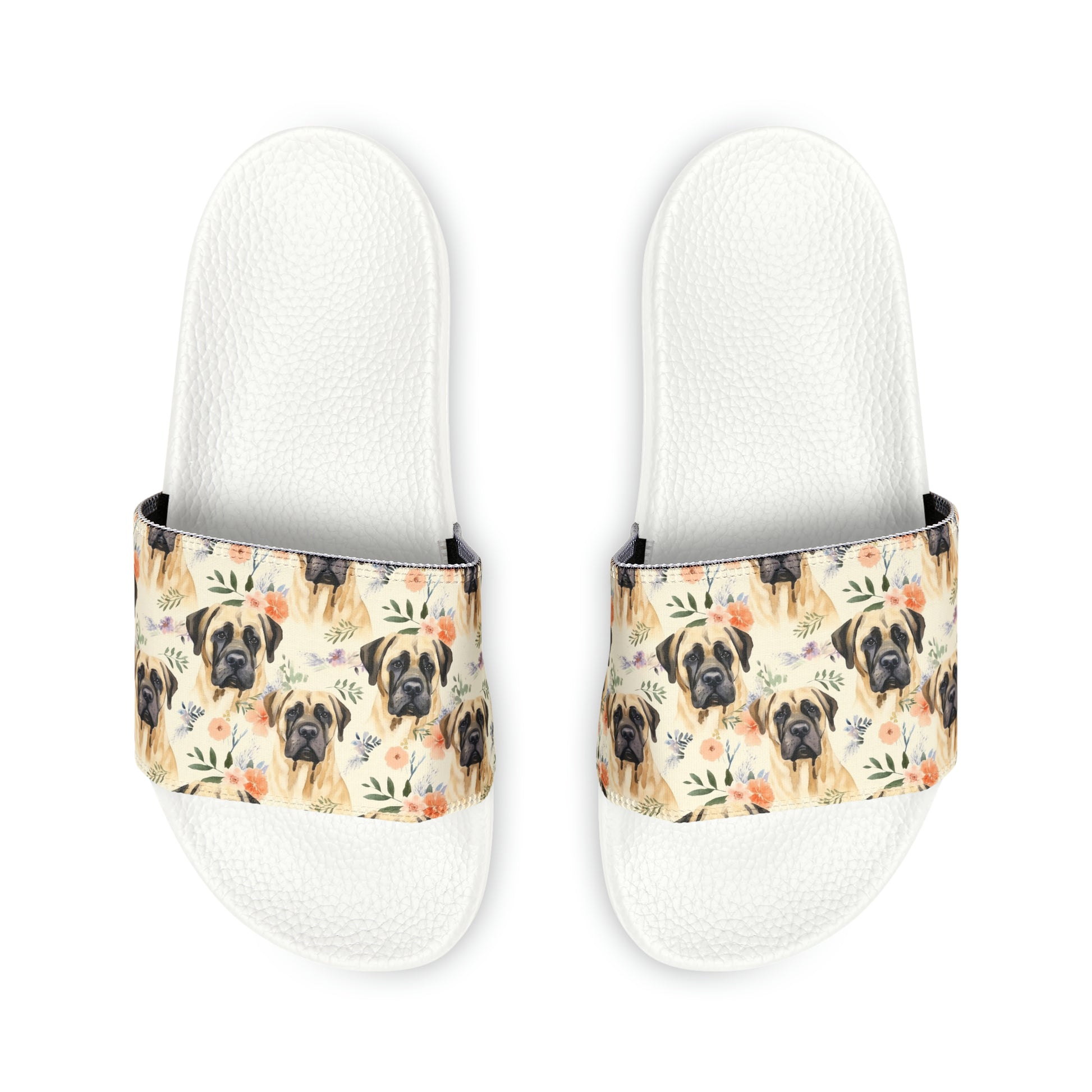 English Mastiff Women's PU Slide Sandals