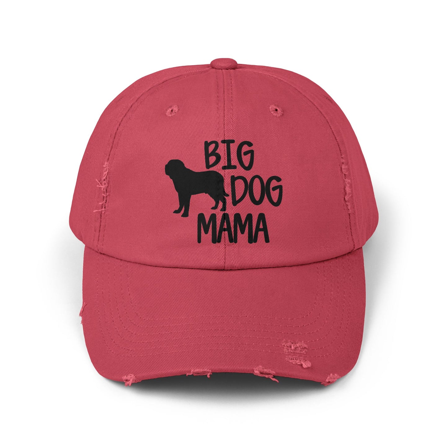 Big Dog Mama Unisex Distressed Cap - Perfect Gift for Dog Lovers