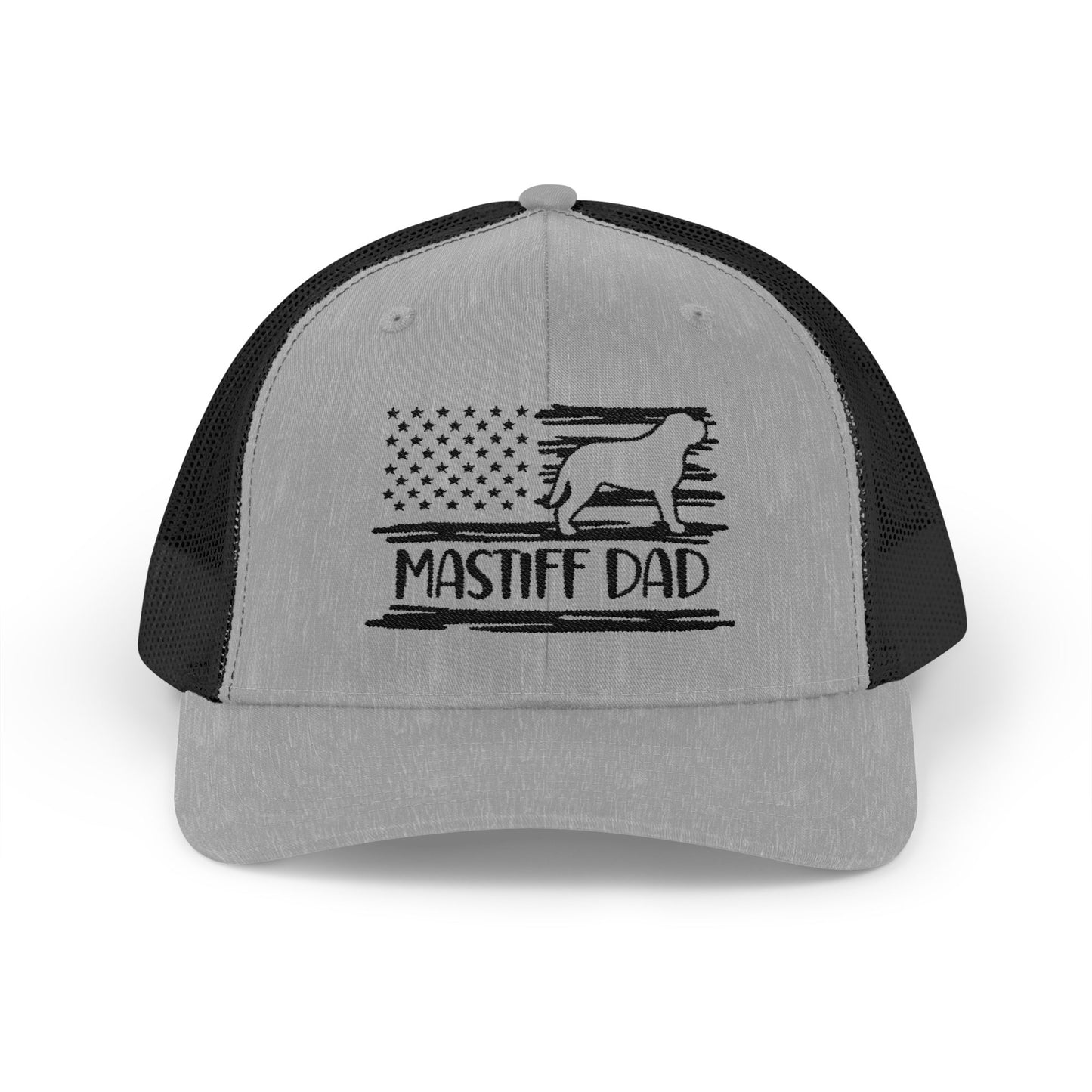 Mastiff Dad Flag Snapback Trucker Cap