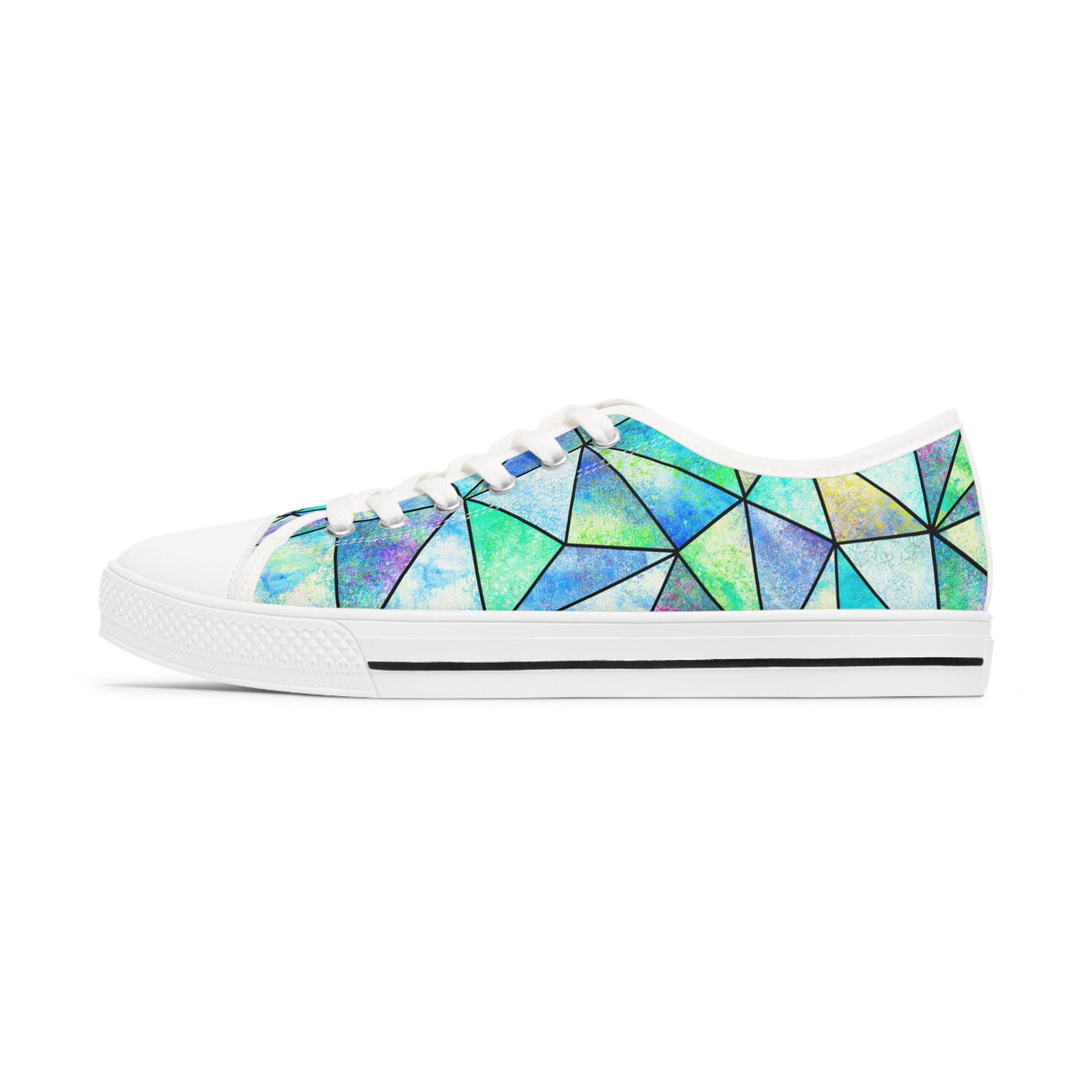 Stained Glass Women's Low Top Sneakers