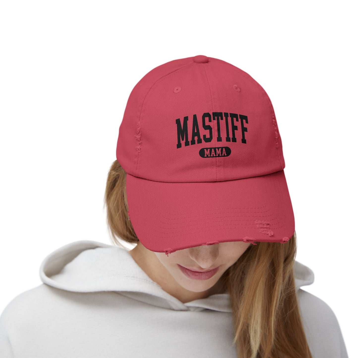Mastiff Mama Distressed Cap