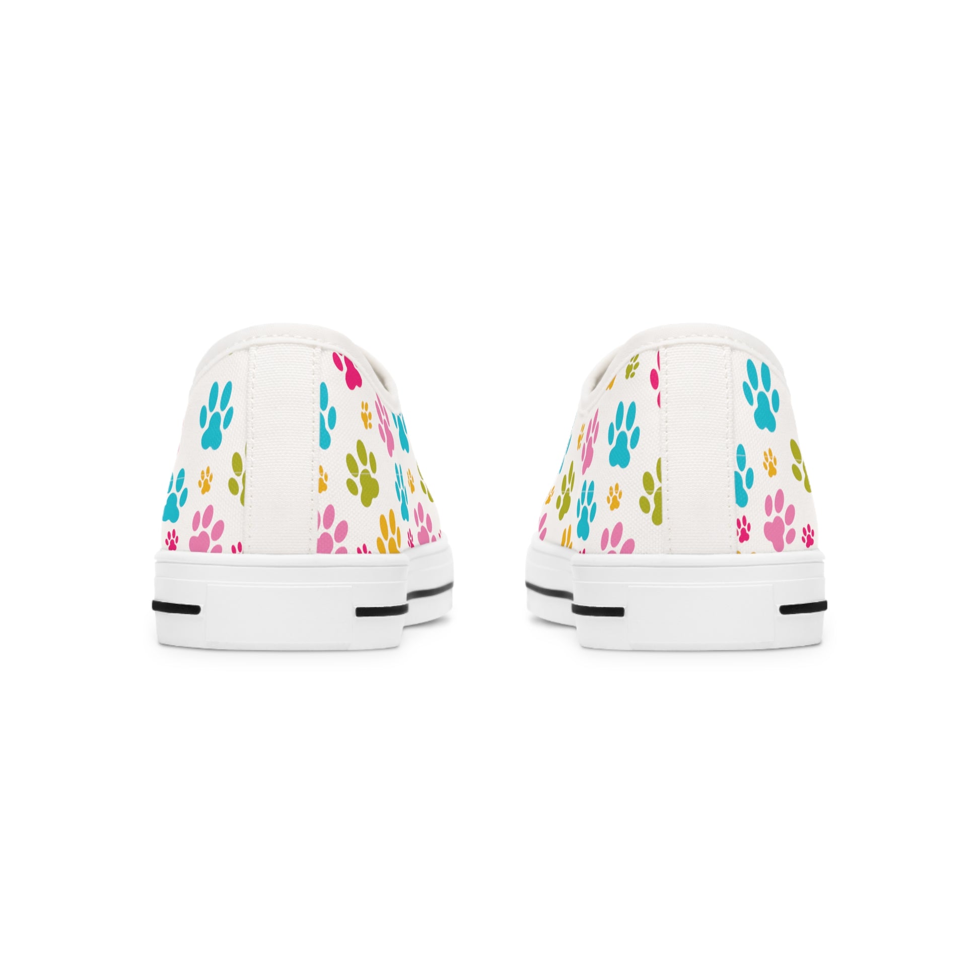 Paw Print Women's Low Top Sneakers