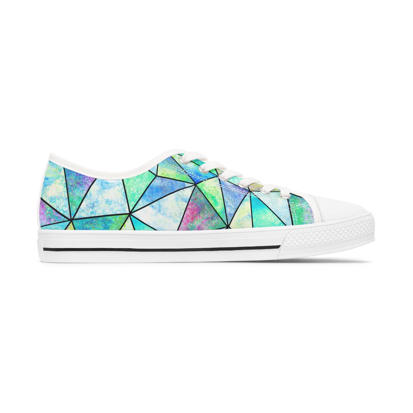 Stained Glass Women's Low Top Sneakers