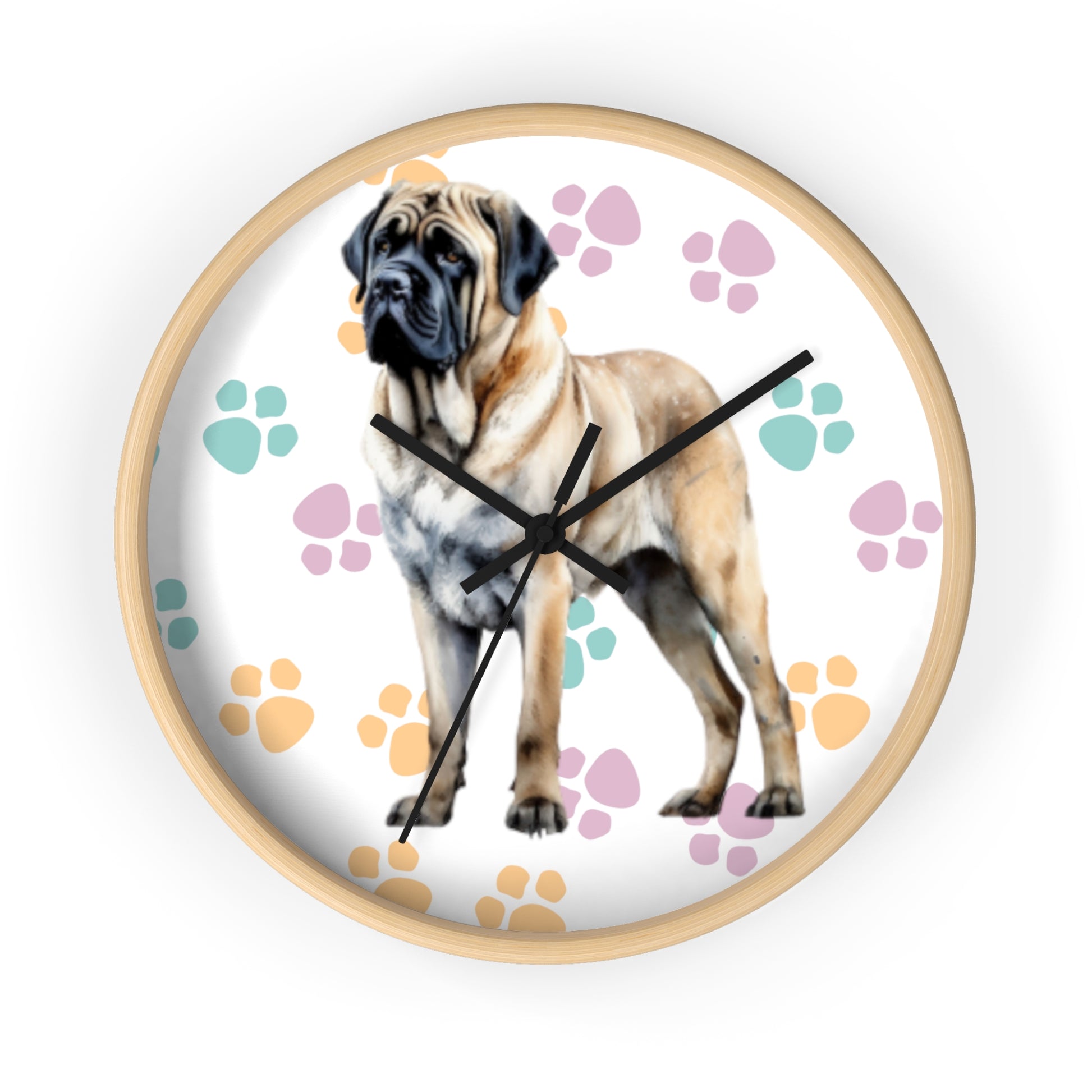 English Mastiff Wall Clock