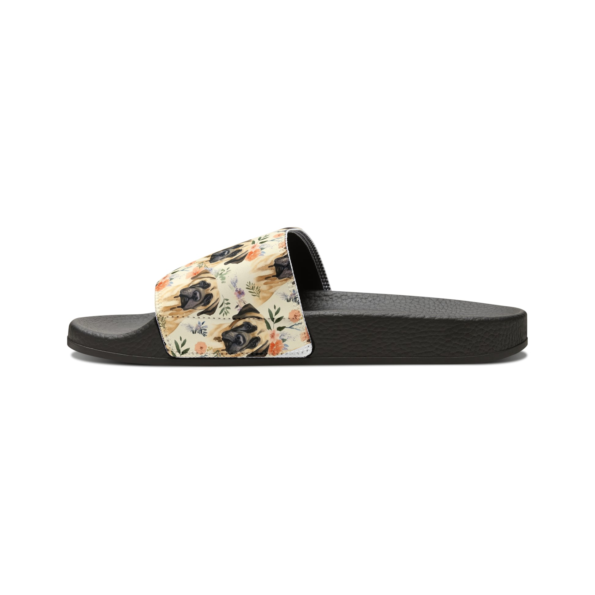 English Mastiff Women's PU Slide Sandals