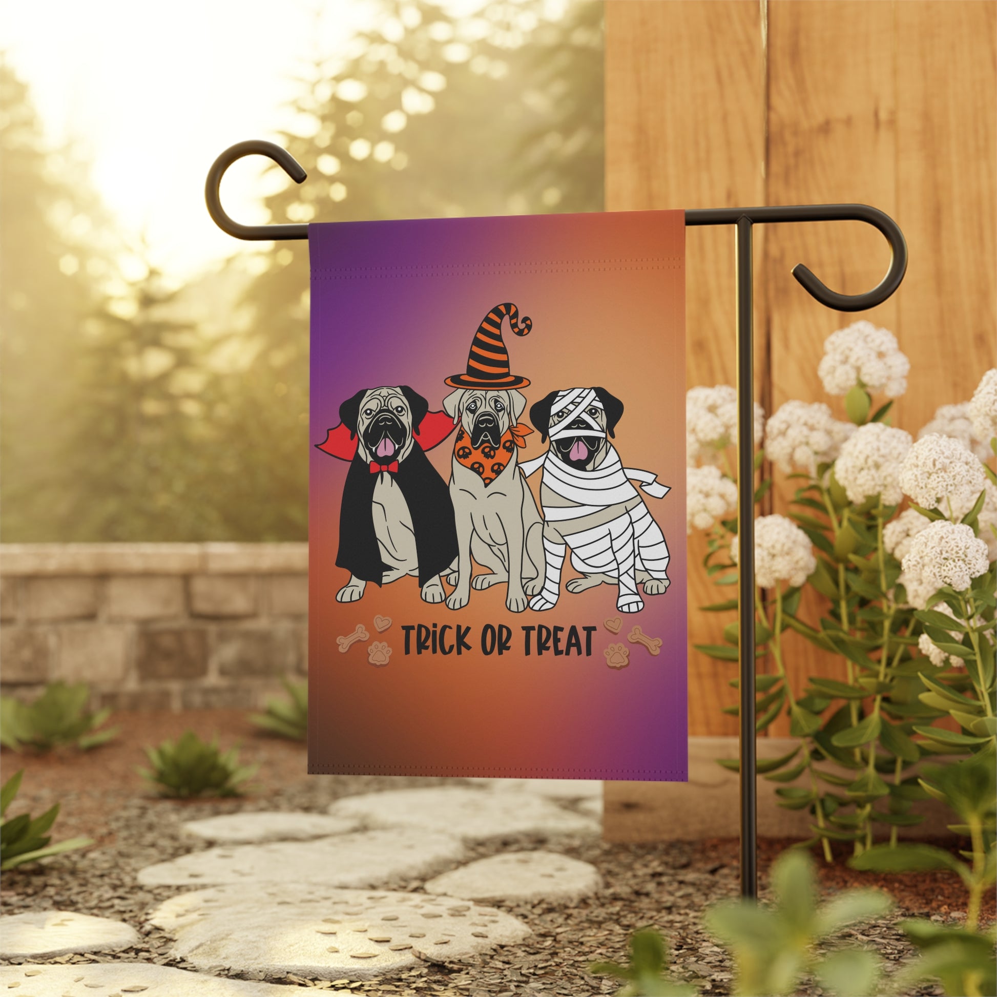 Halloween Mastiff Garden Flag (4)