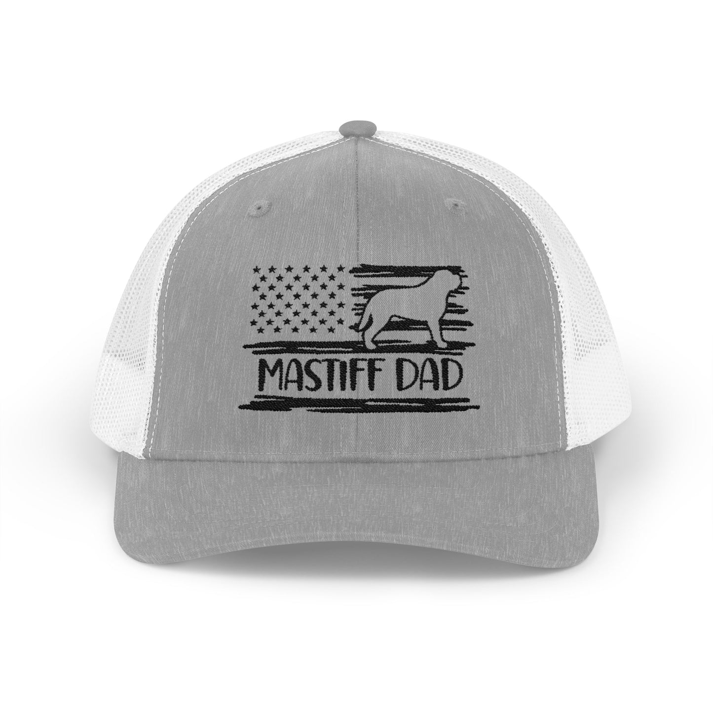 Mastiff Dad Flag Snapback Trucker Cap